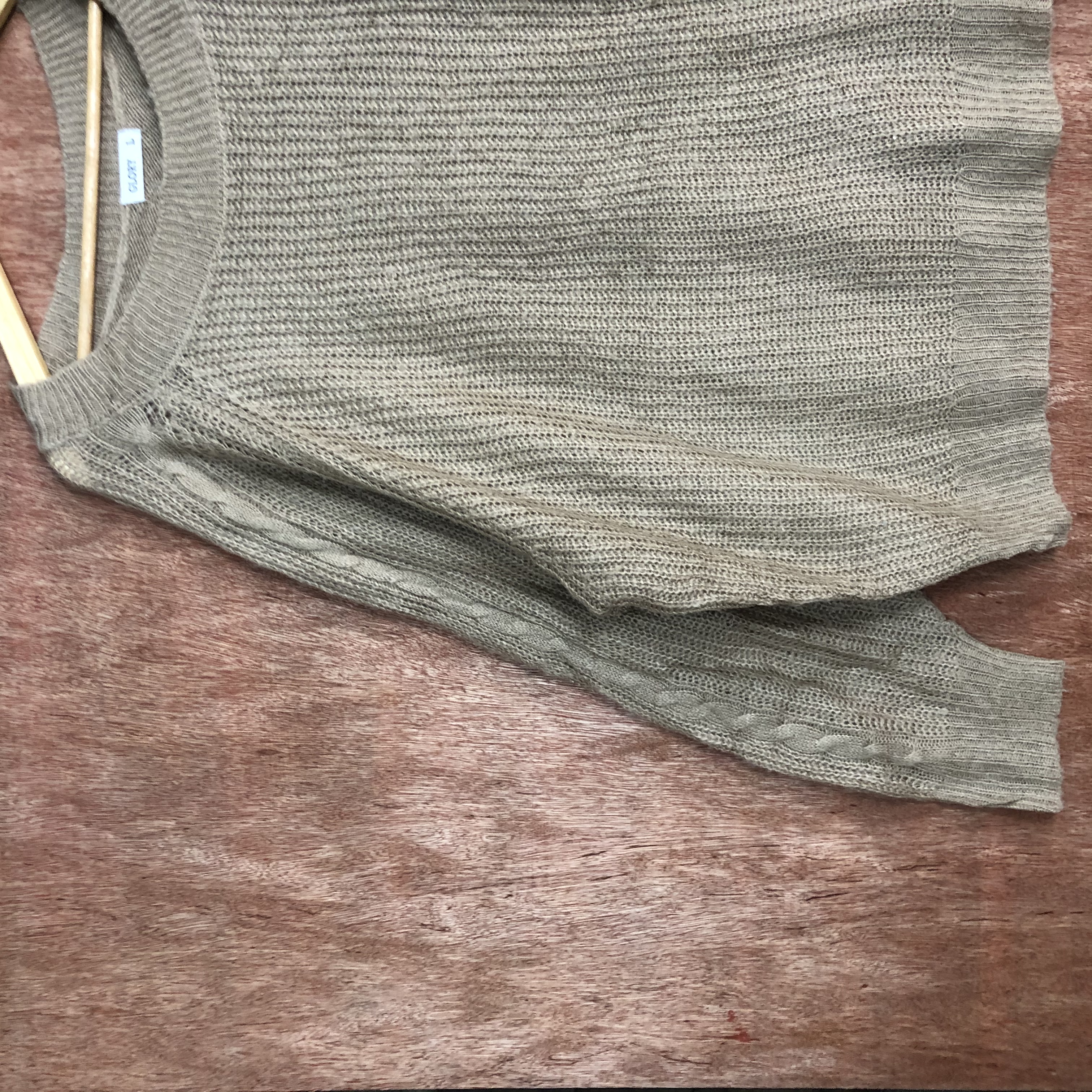 Homespun Knitwear - Glory Brown Faded Knitwear #c545 - 7
