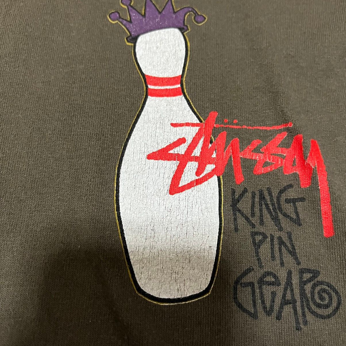 Vintage Stussy King Pin Gear T shirt Made in USA - 3