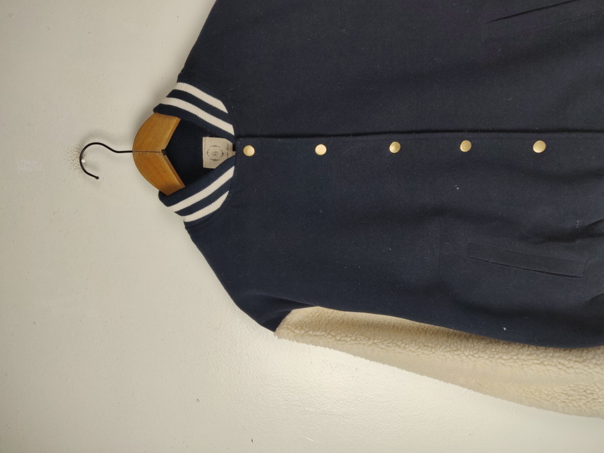 Japanese Brand - Samansa Mos2 Japan Sherpa Jacket Bomber Tops - 4
