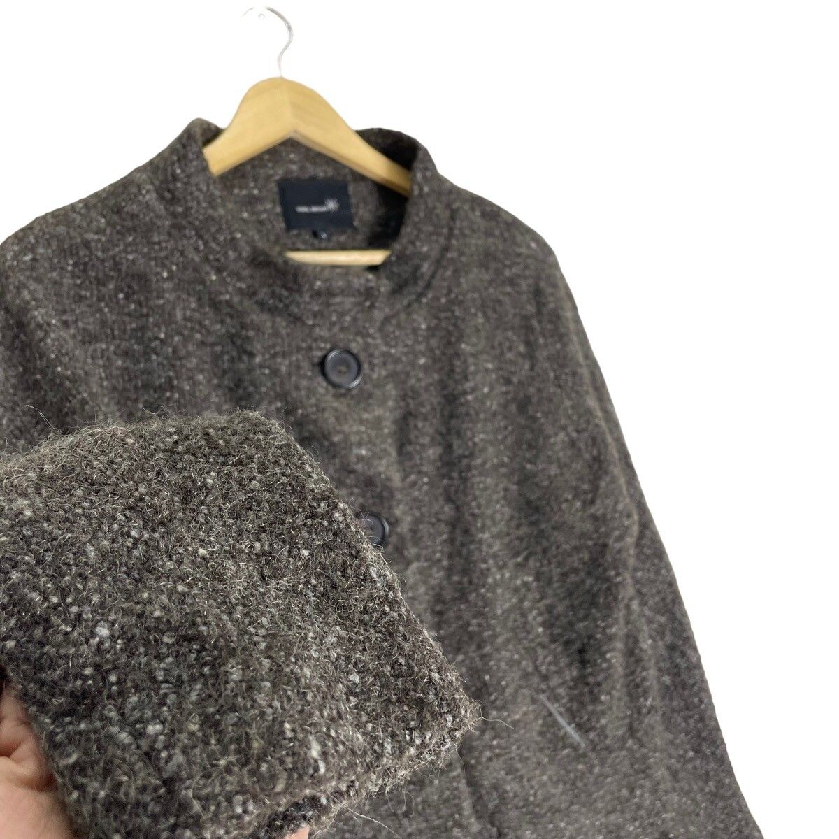 🌟ISABEL MARANT MOHAIR CROPPED BUTTON JACKET - 6