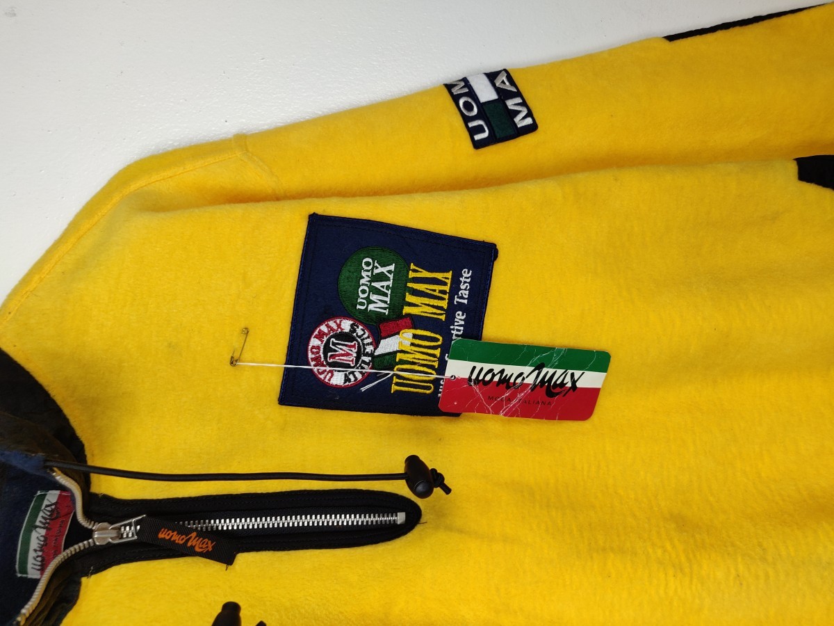 Italian - Uomo Max Italy Yellow Fleece Sweater - 4