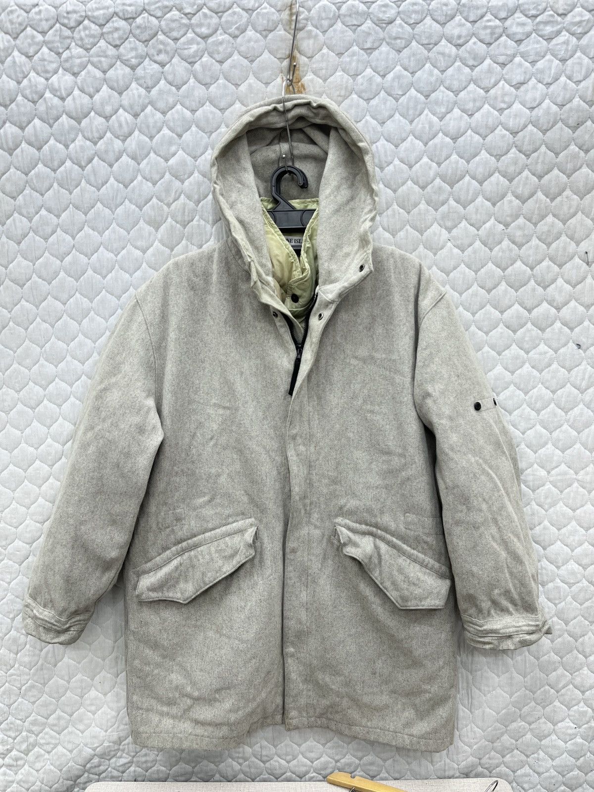 🔥🔥🔥STEALS VTG STONE ISLAND AW1998 LONG COAT - 3