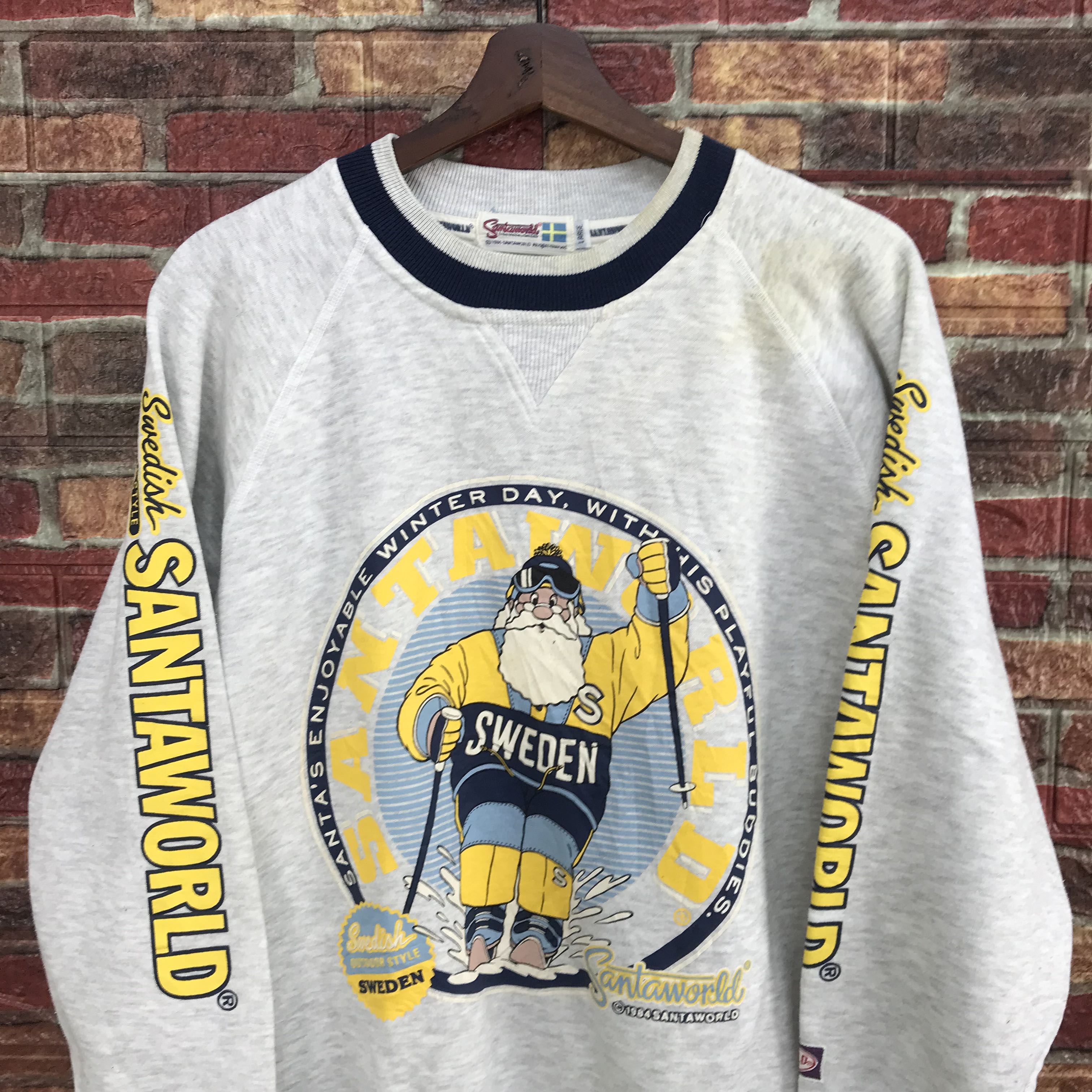 Vintage 1984 Santaworld sweden crewneck jumper sweatshirt - 1