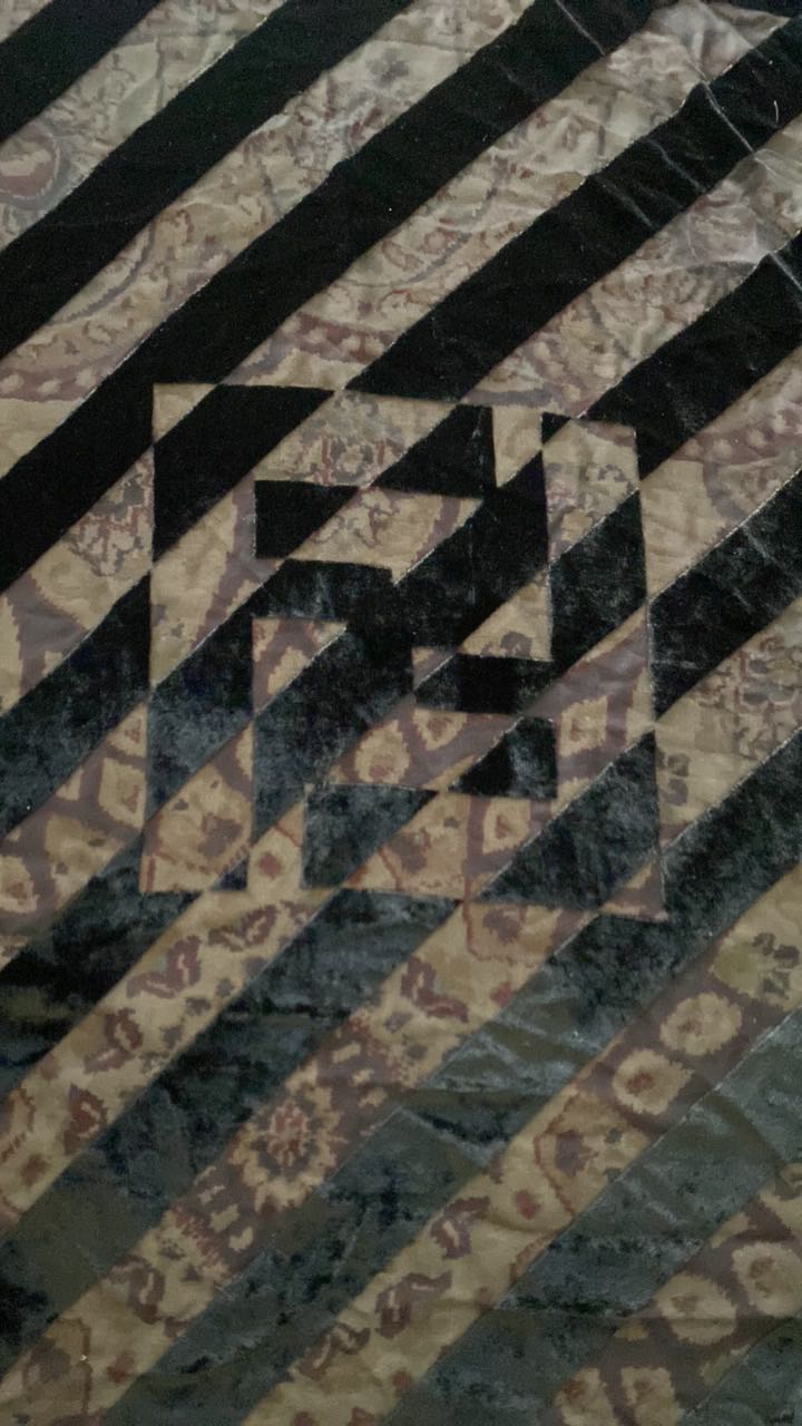 Fendi Foulard Silk Rayon Velvet Scarf - 7