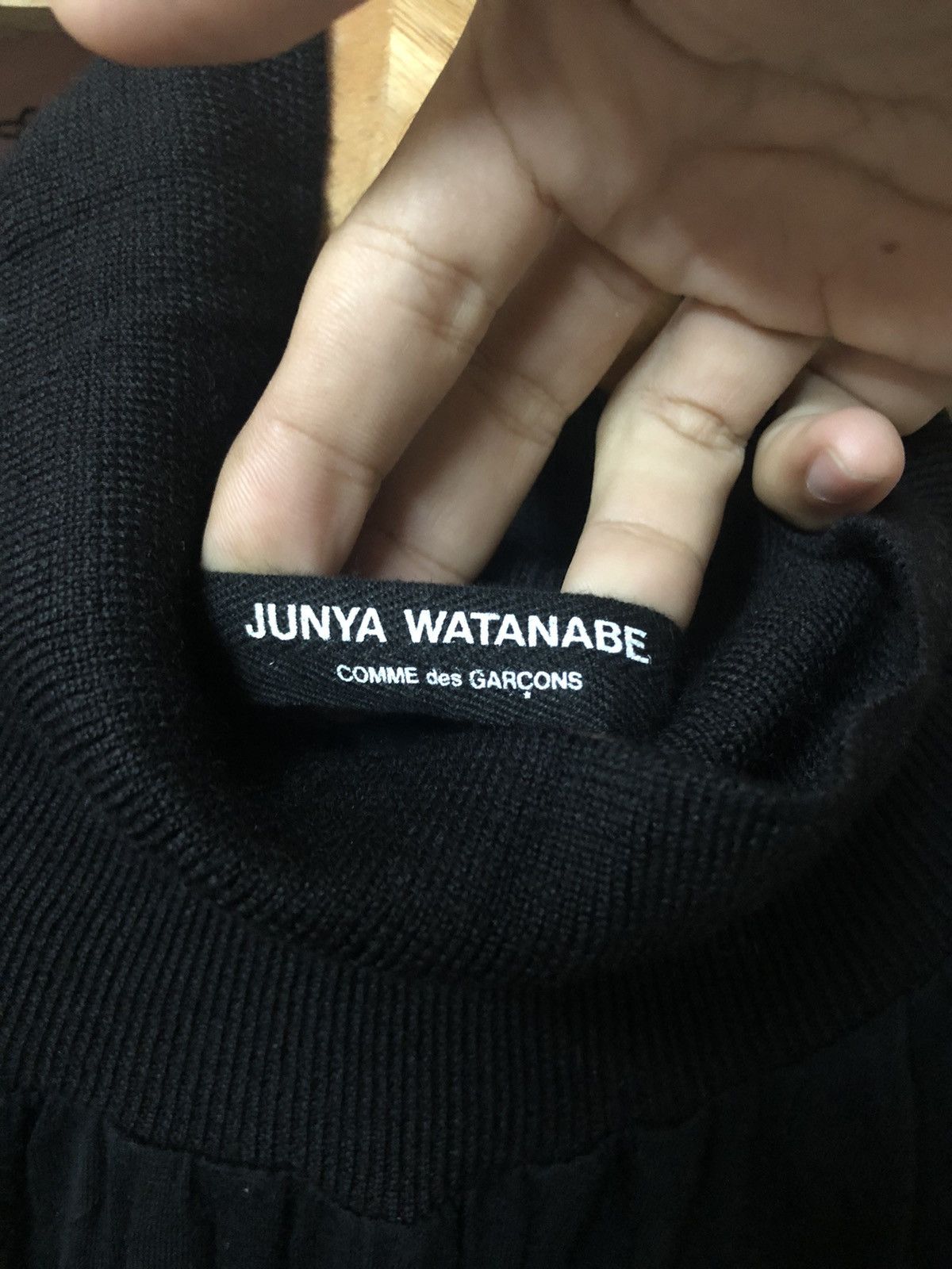Cdg X Junya Watanabe Knitwear Turtleneck Cropped Bubble - 10