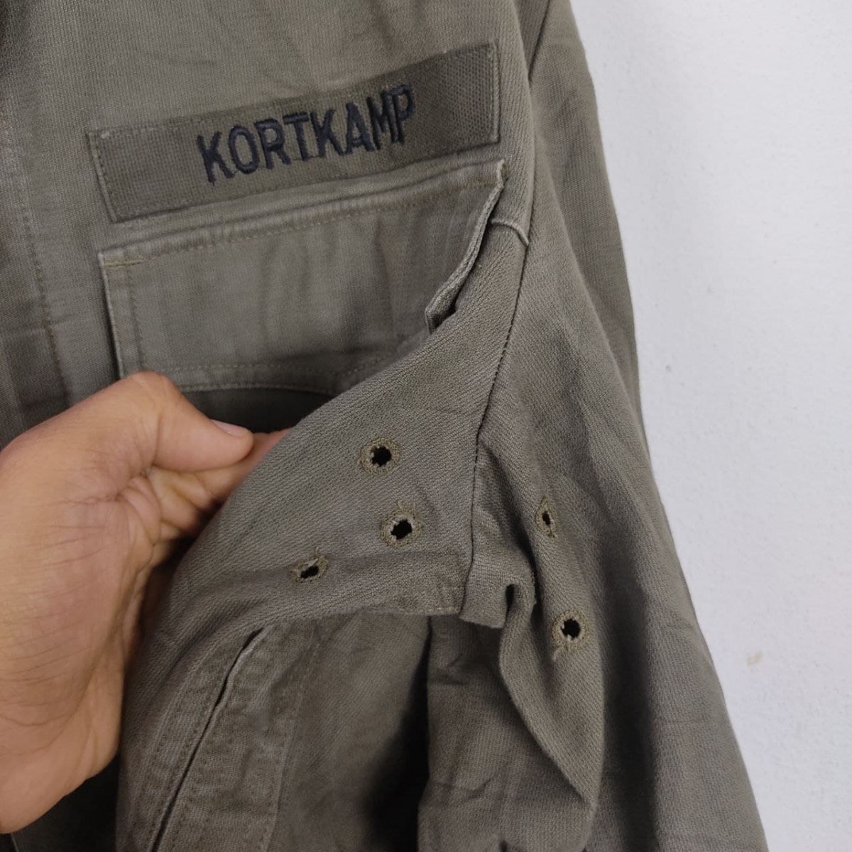Military - Germany Army Flag Olive Green Shirt Jacket - 4