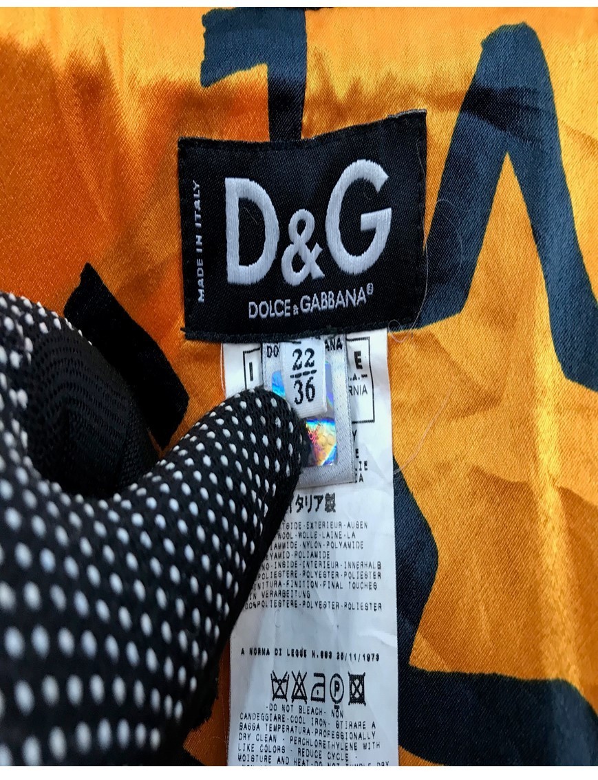 Dolce & Gabbana Trench Wool Coat Jacket - 12