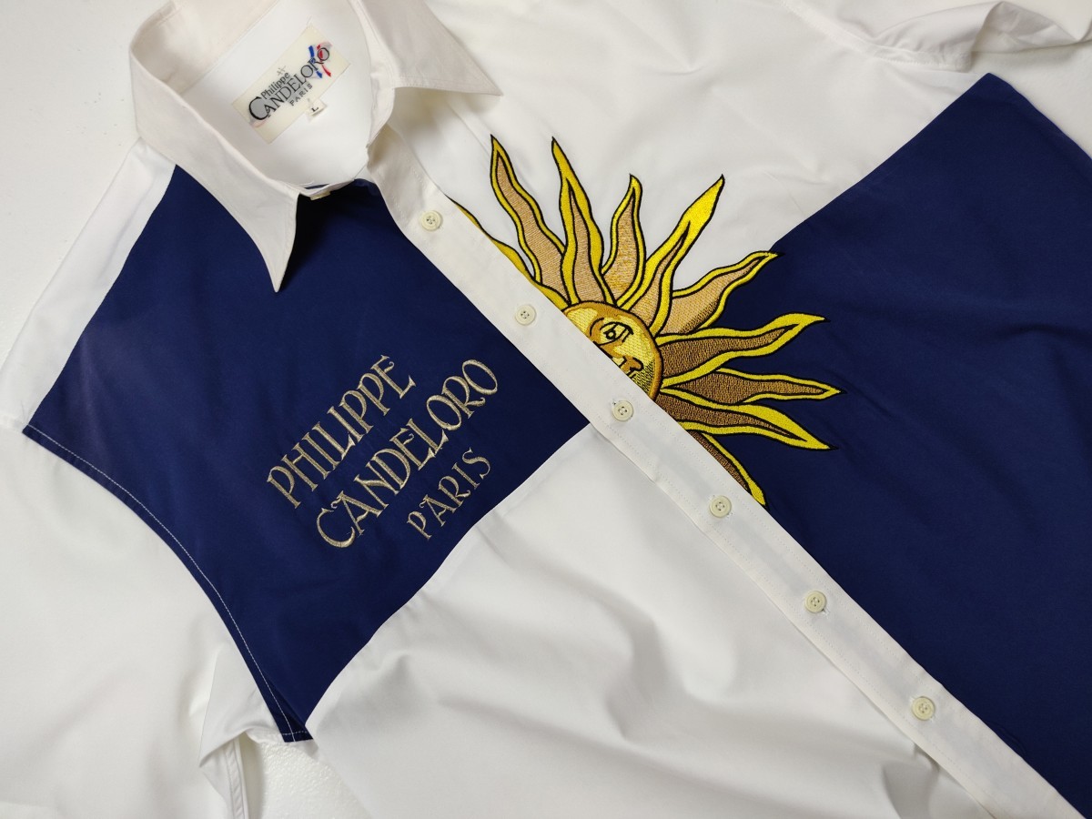 Designer - Philippe Candeloro Baroque Silk Button Ups Shirt - 4