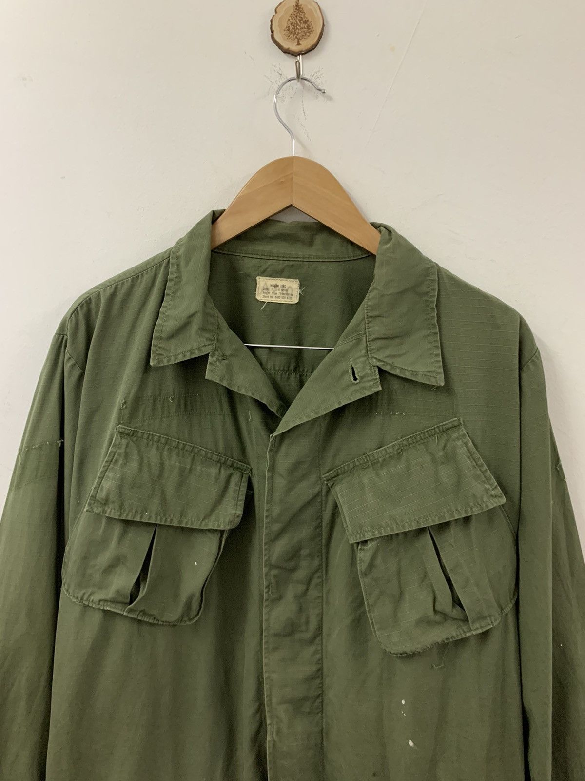 Vintage US Army Tropical Combat Vietnam War Jacket - 3