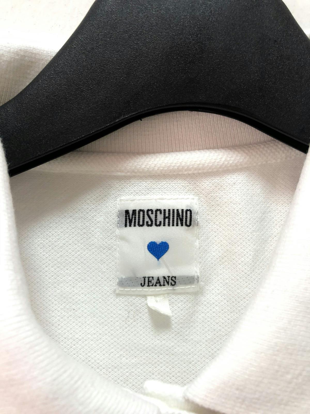MOSCHINO Jeans Polo Shirt White - 2