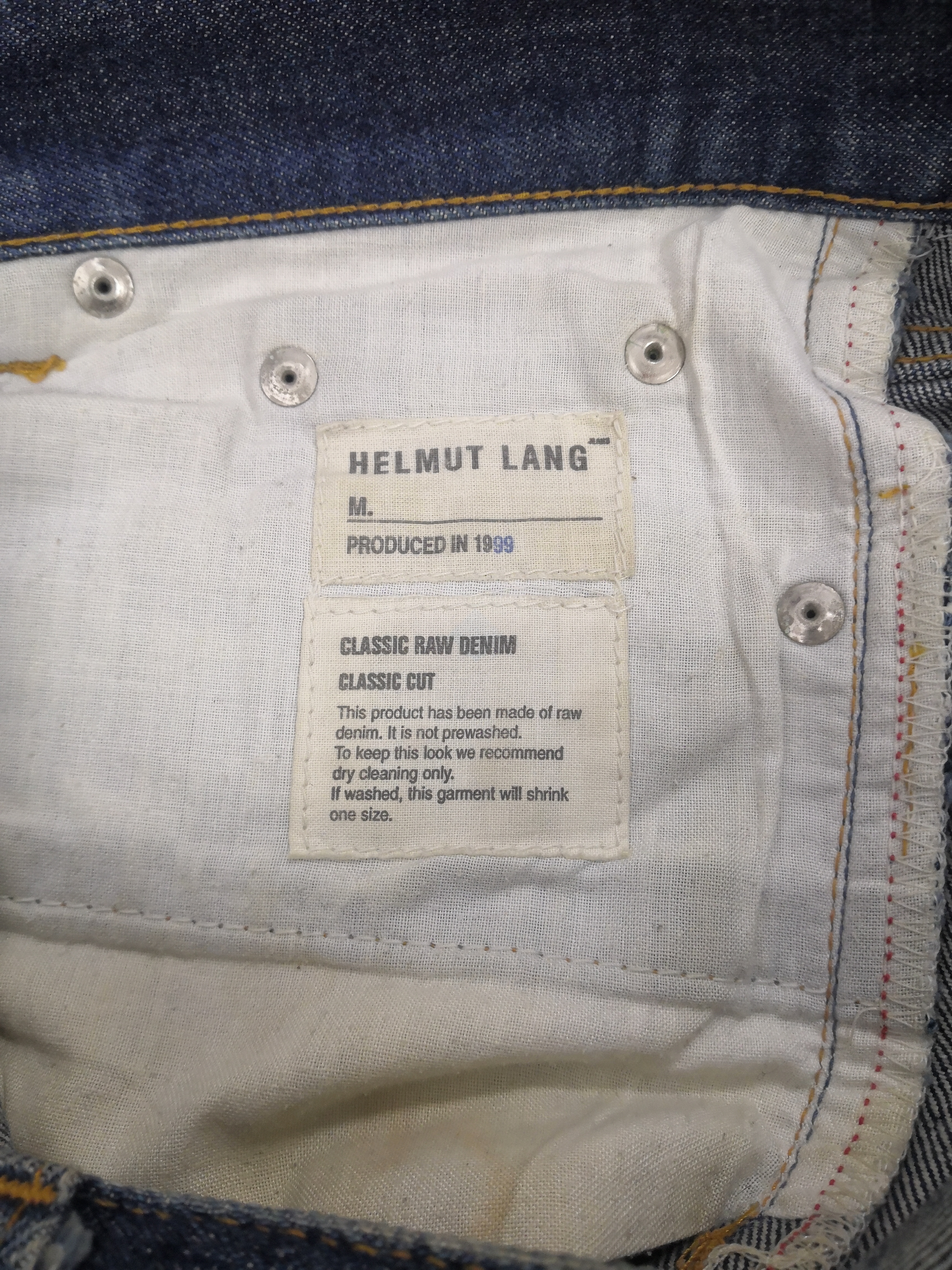Other Designers Vintage - Vintage 1999 Helmut Lang Denim Jeans 