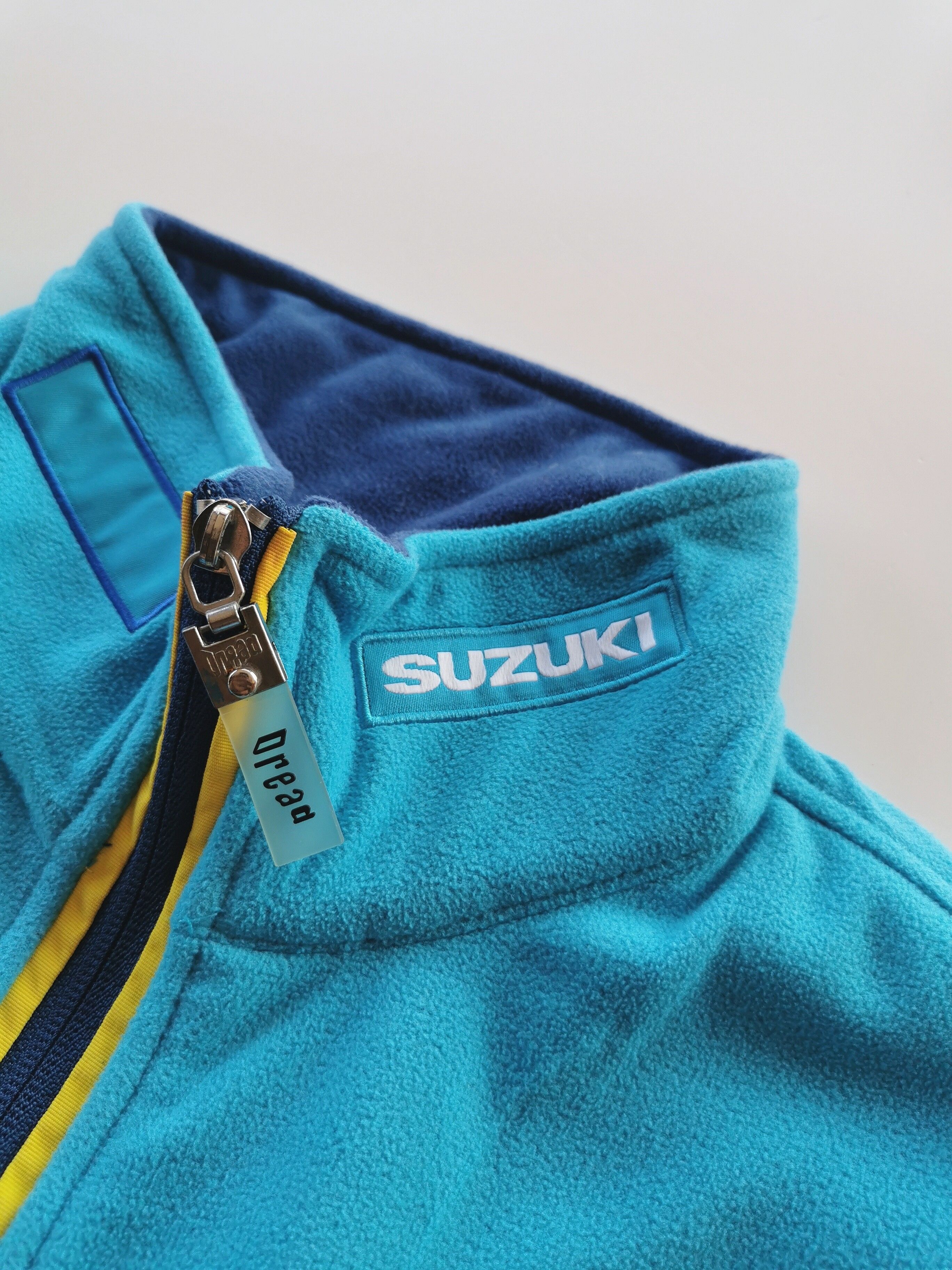 Vintage Suzuki Rizla Racing Fleece Jacket Motul Bridgestone - 5