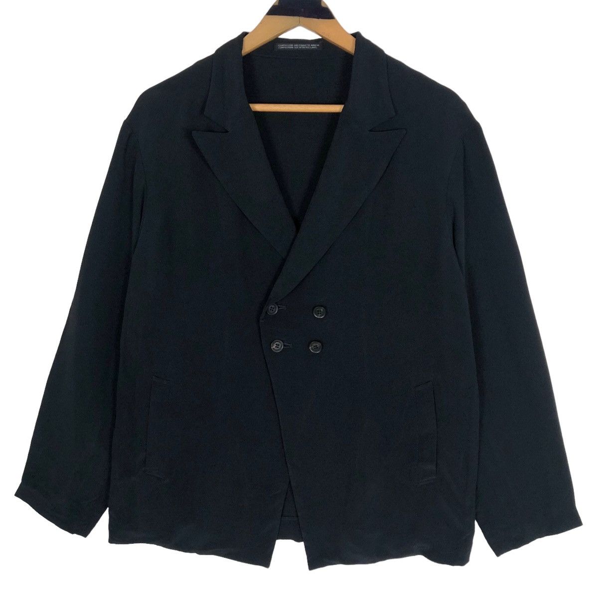 Yohji Yamamoto Femme Rayon Single Breasted Light jacket - 1