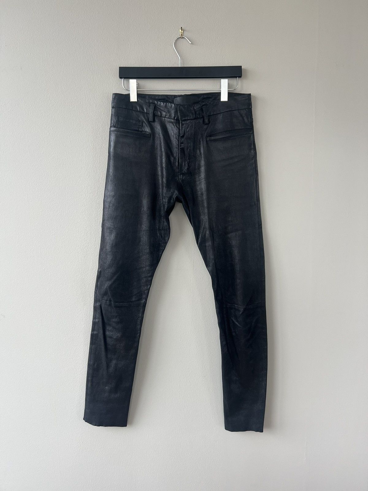 SS15 Skinny Leather Pants - 1