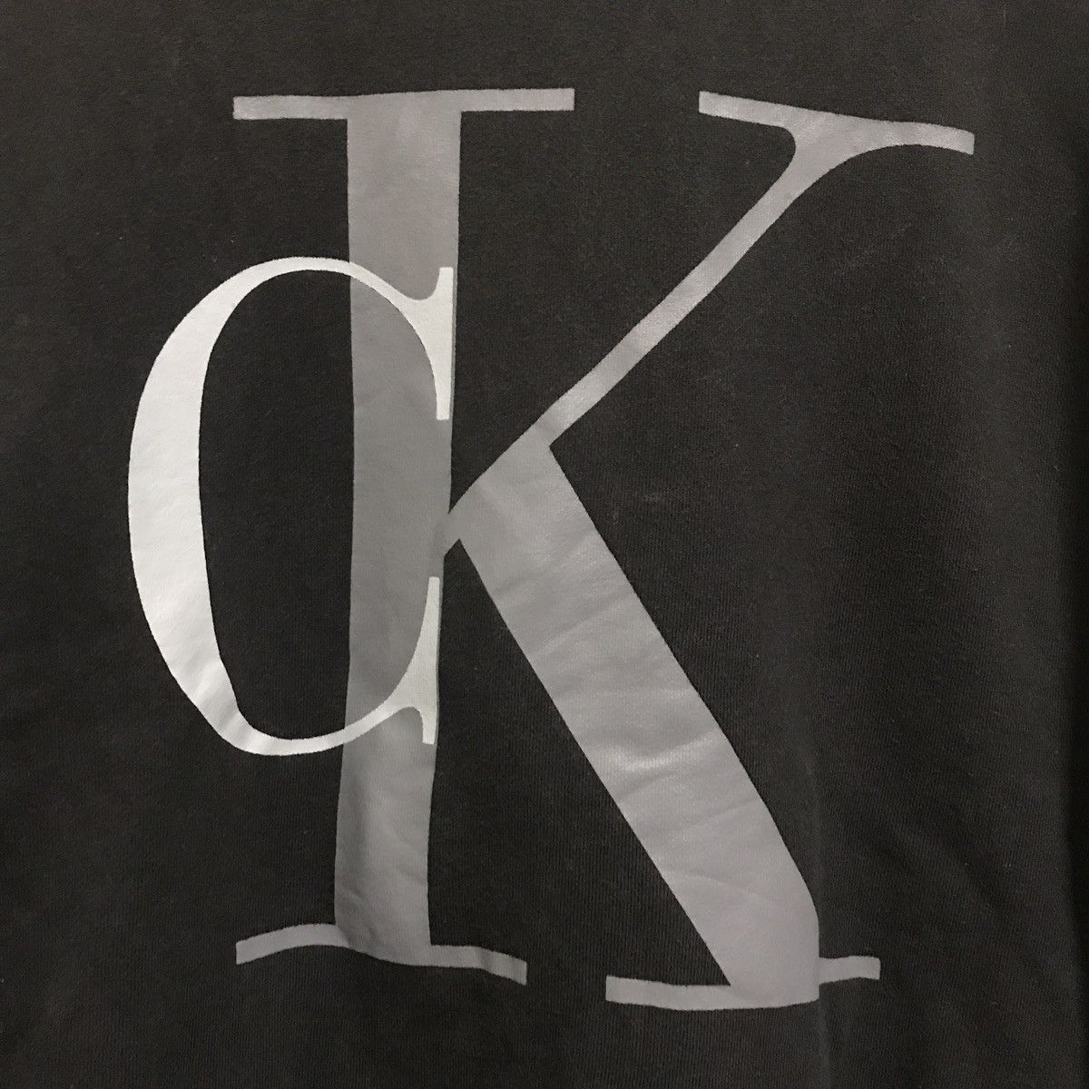 Vintage Calvin Klein sweatshirt big logo crewneck Size L - 2
