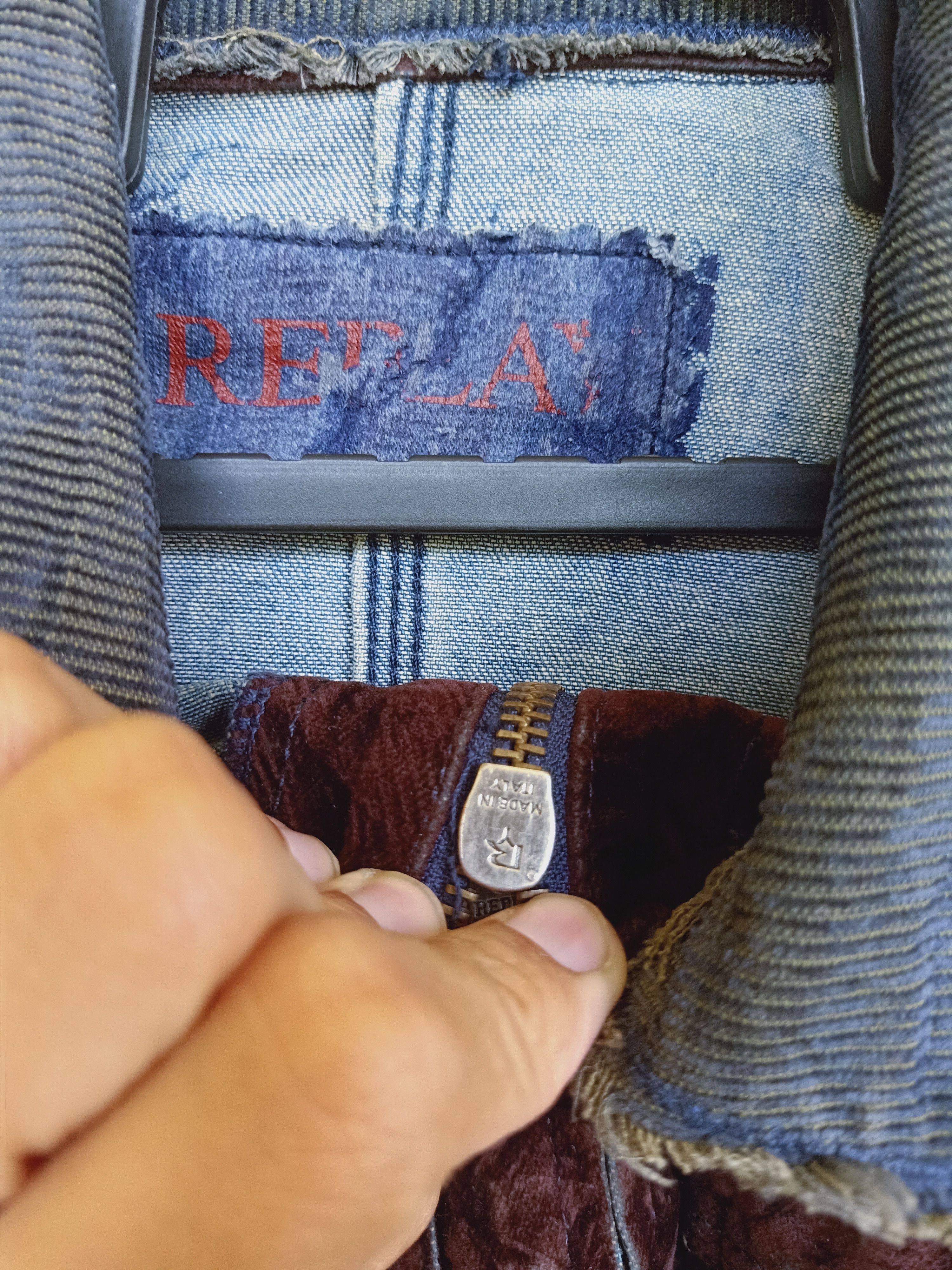 Very Rare - REPLAY Suede denim Jacket made in Italy - 4