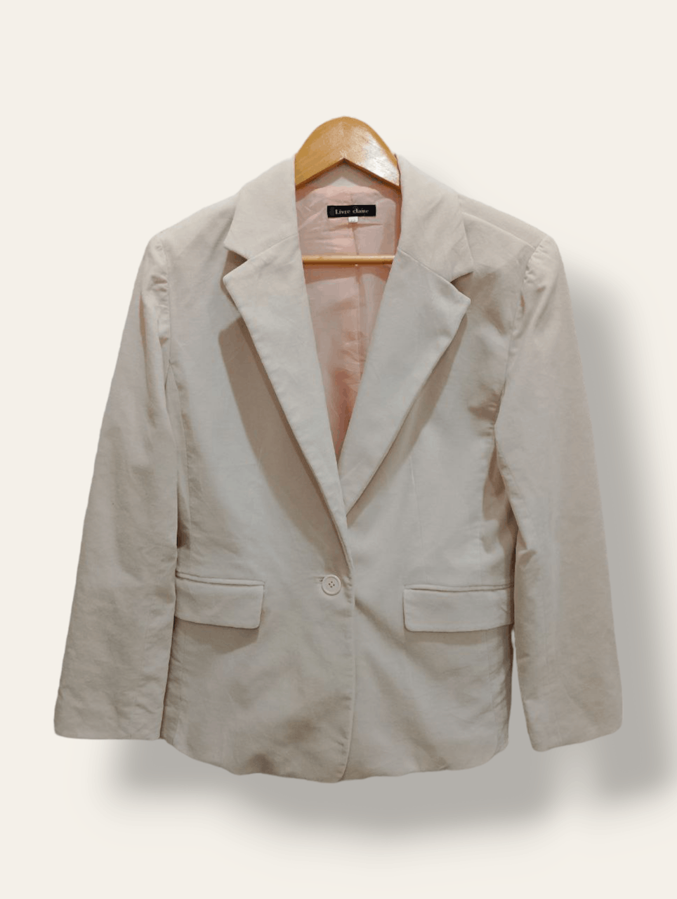 Tailor Made - Livre Claire 1 Button Suit Coat Blazer - 1