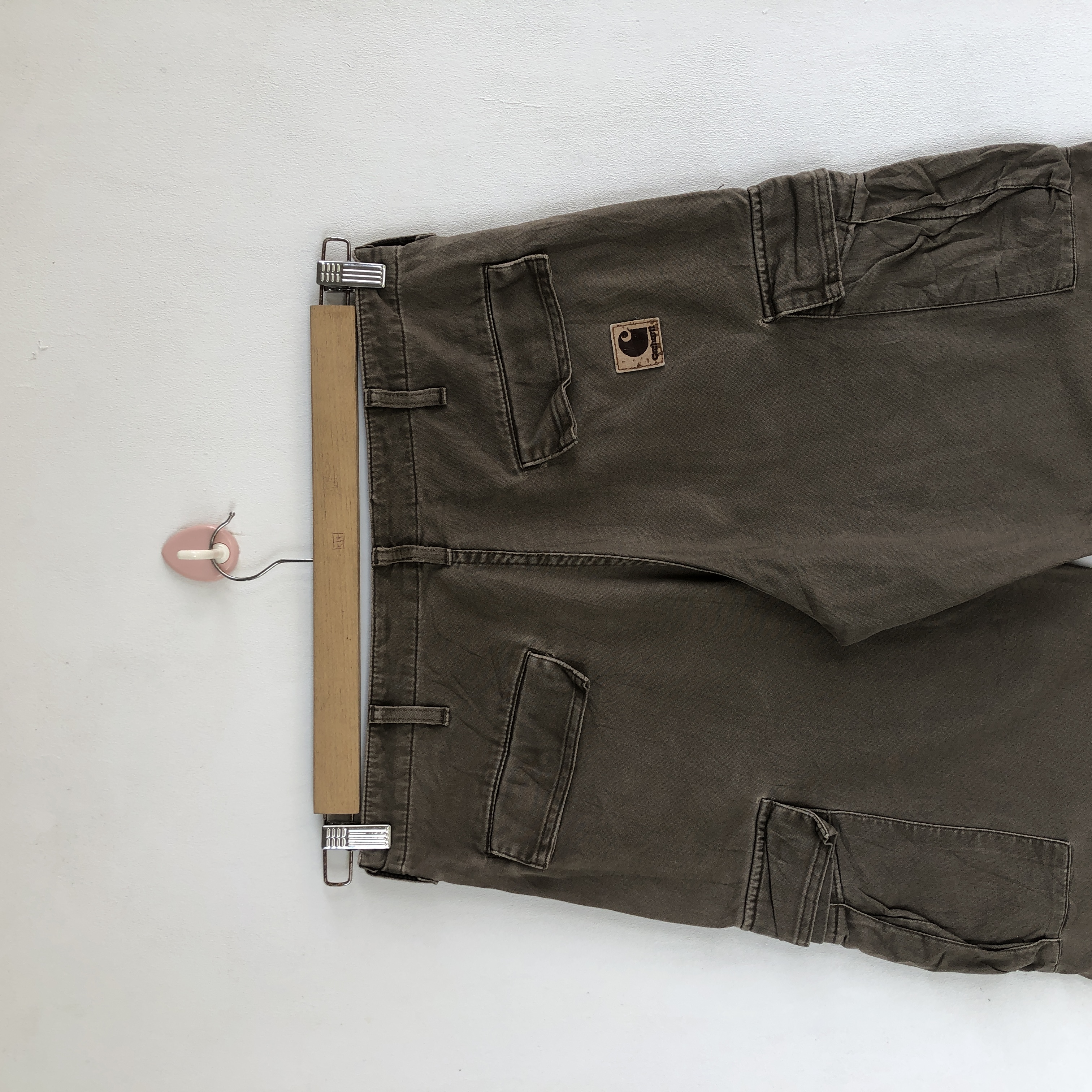 Vintage - Vintage Carhartt Workers Cargo Pants Multi Pocket Trousers - 6