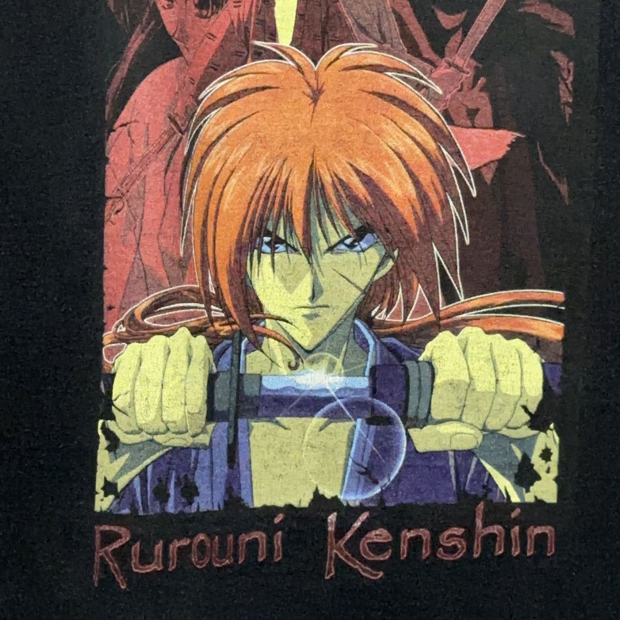 RARE Vintage Rurouni Kenshin Anime Promo T-Shirt XXL - 6