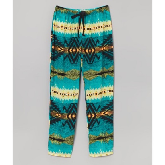 Vintage Havana Tapered Leg Printed Soft Drawstring Pants - 1