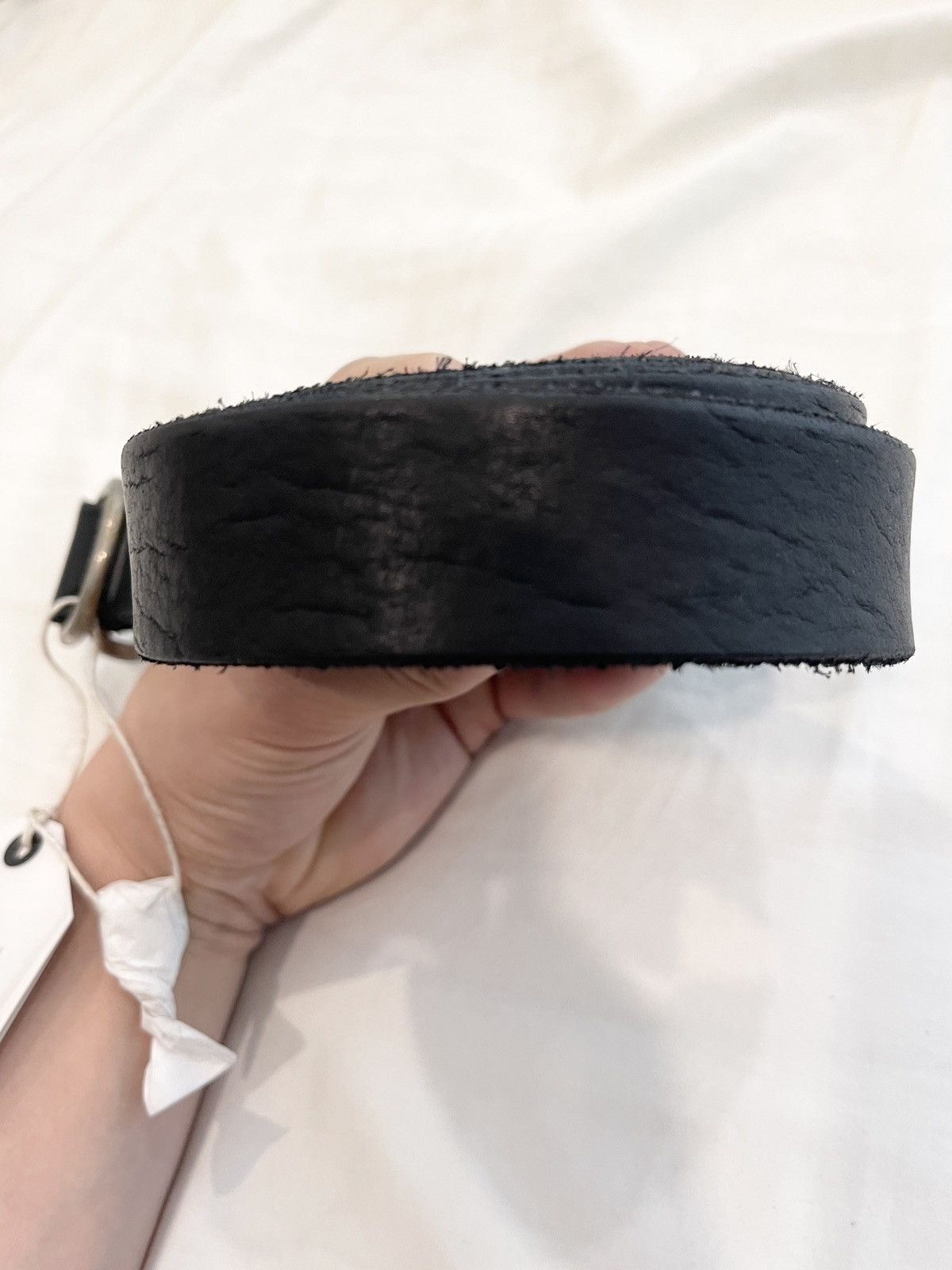 Guidi Long Bison Leather Belt - 4