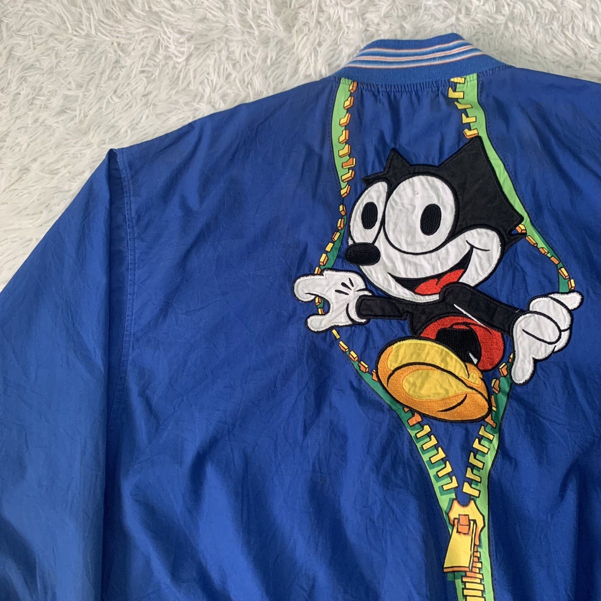 Vintage - Vtg 1919 Felix The Cat Jacket Big Printed & Embroidered - 14