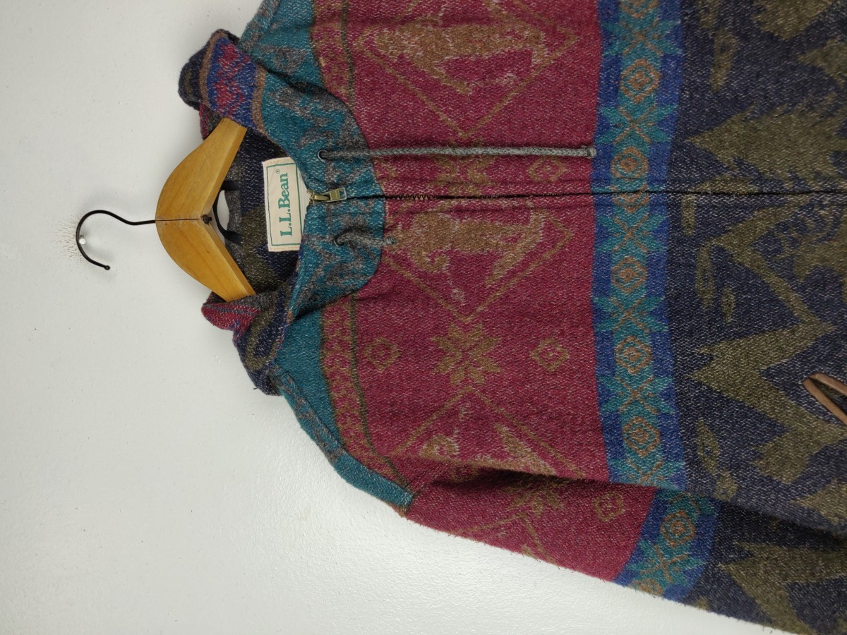 L.L. Bean - L. L. Bean Aztec Tribe Ski Hoodie Jacket - 4