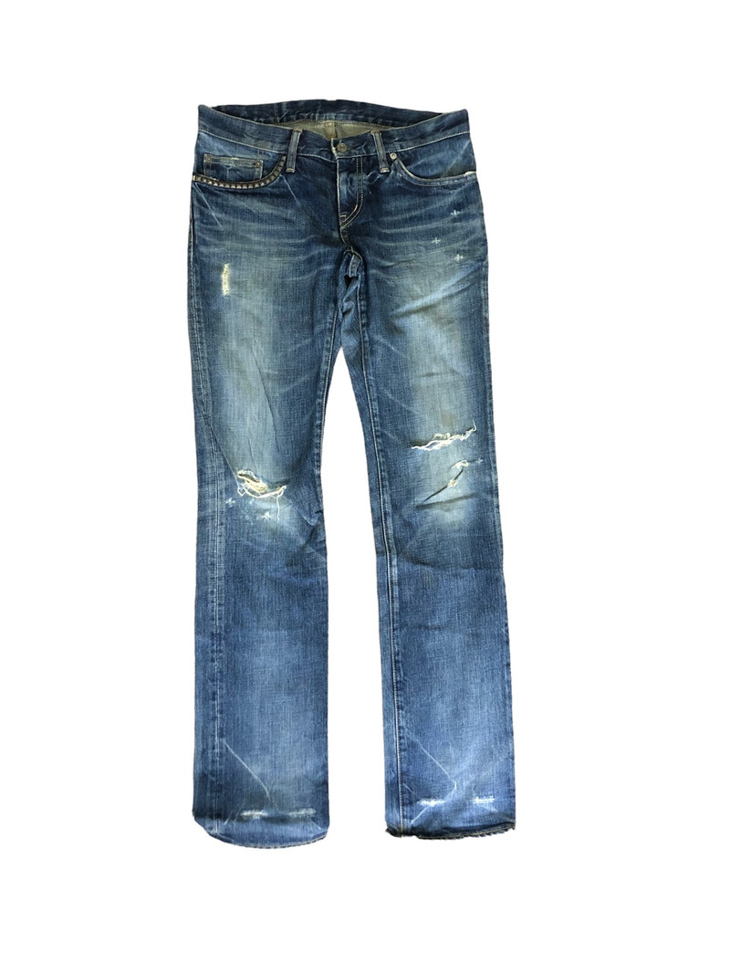 Hysteric Glamour 2000s Hysteric Glamour Studded Pocket Distressed
