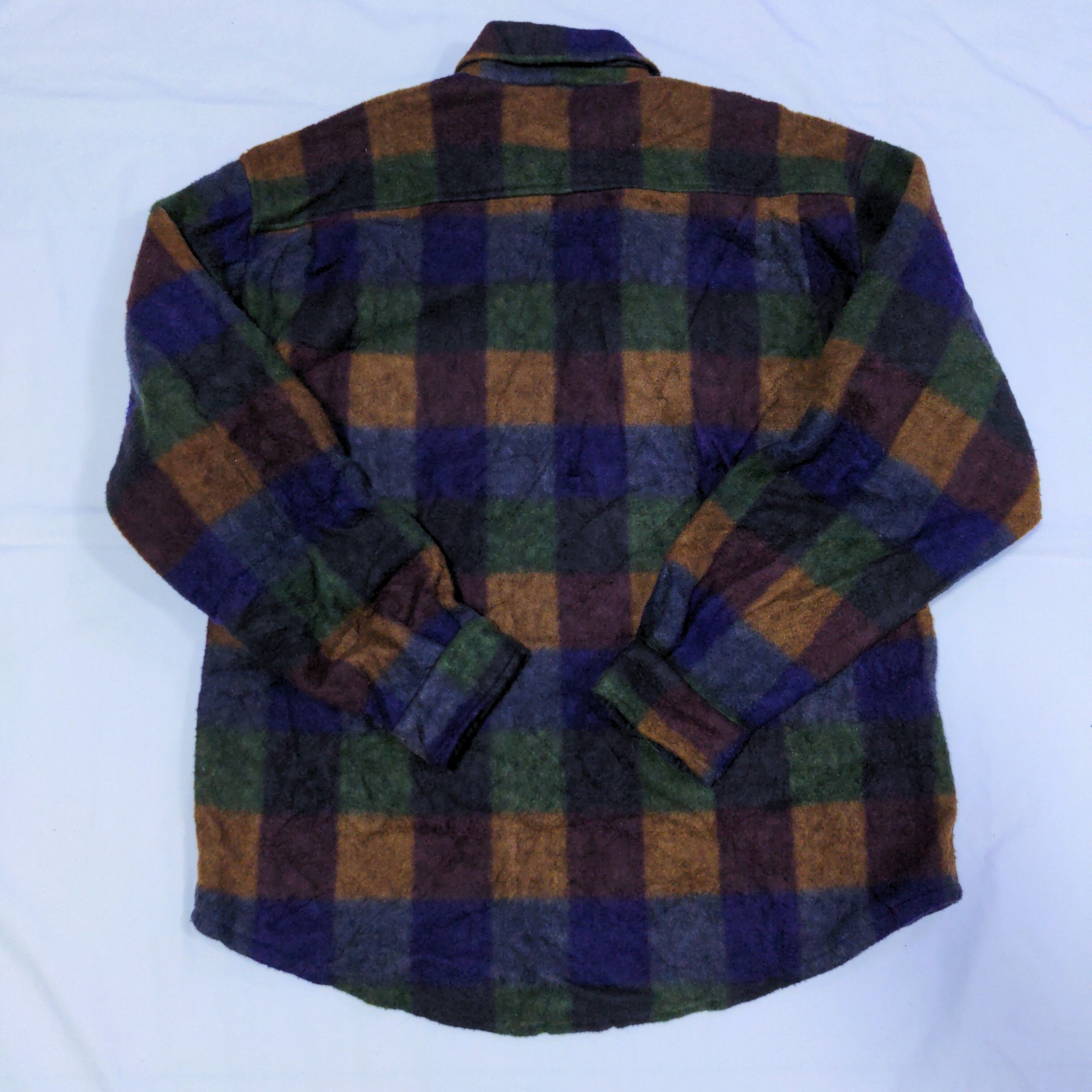 Vintage Gramicci Plaid Half Zipper Fleece Shirt Usa - 2