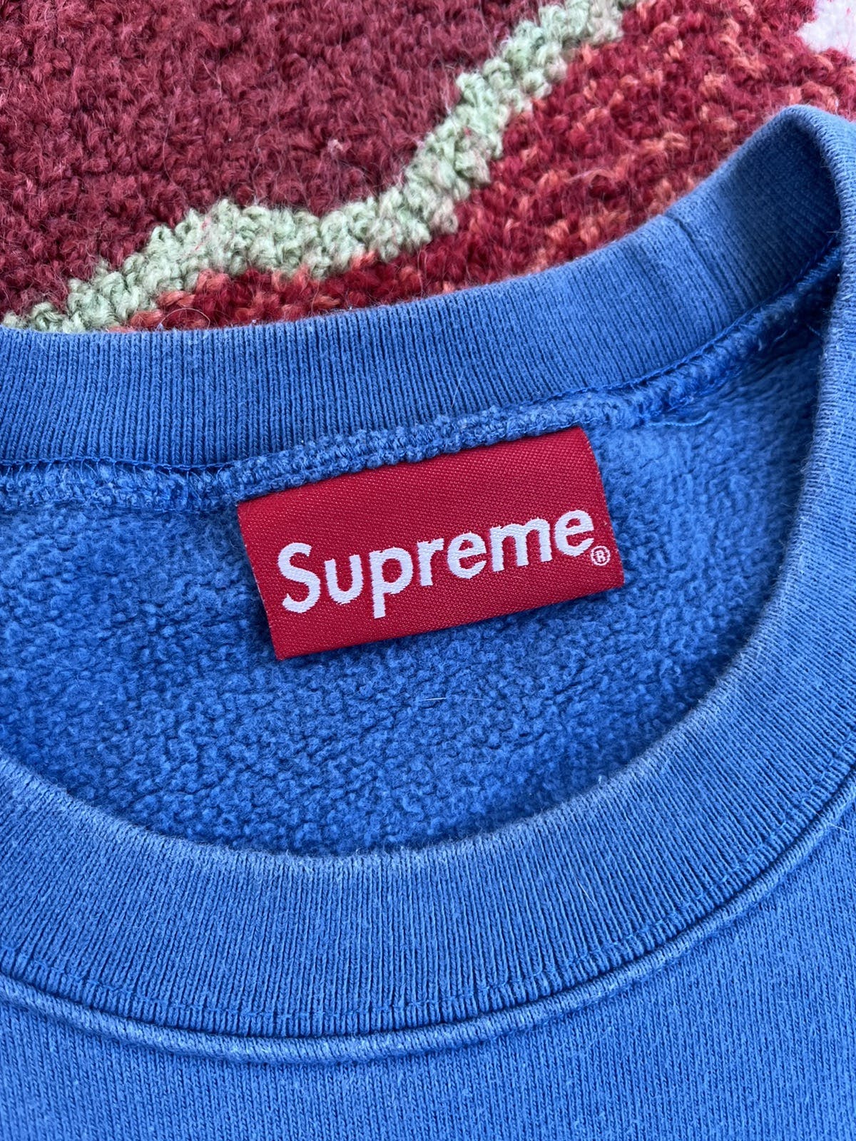 Supreme Big Arc Crewneck FW20 Pale Royal - 4