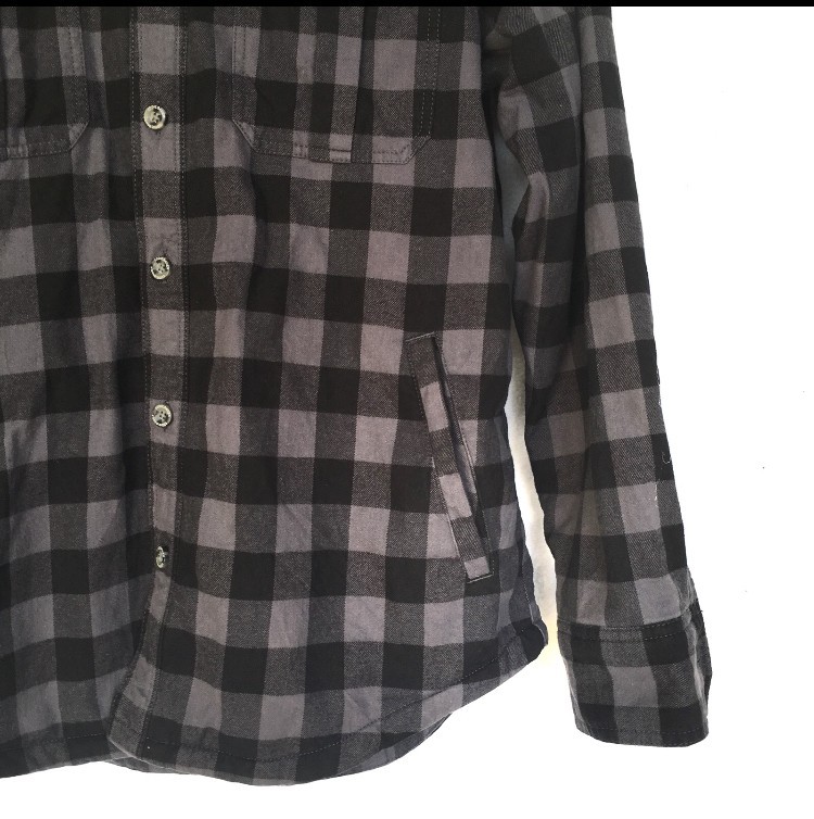 Eddie Bauer - Vintage Eddie Bauer Fleece Lining Checkered Flannel Jacket - 4