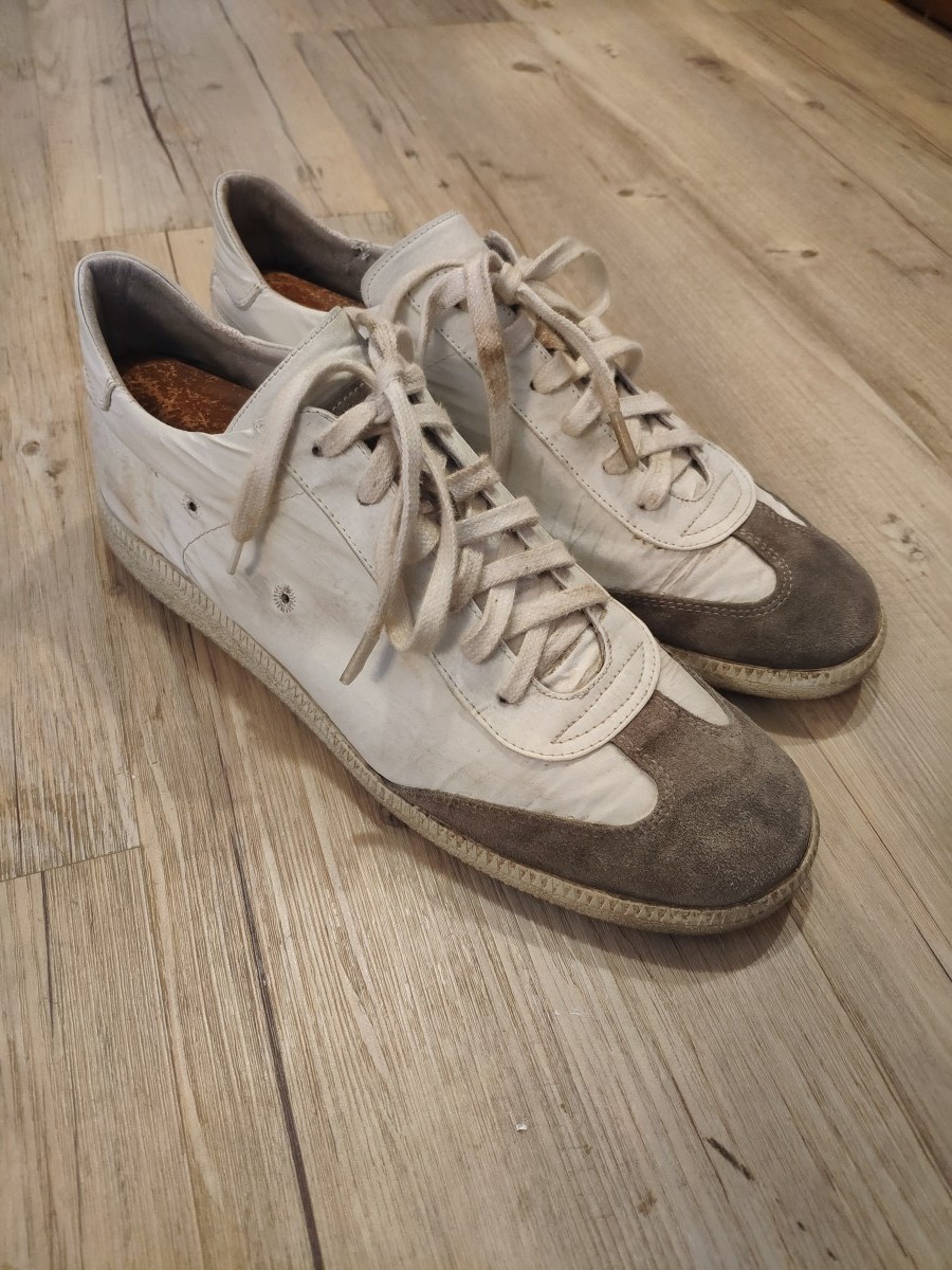 White Italian army trainers. Like Martin Margiela or Dior - 2