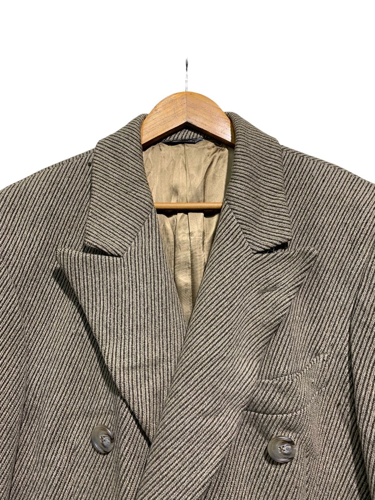 🔥VTG FENDI WOOL DOUBLE BREAST OVERCOATS - 8