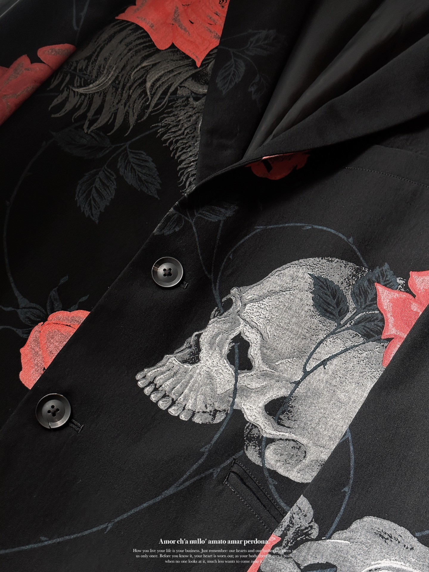 Yohji Yamamoto 18ss skull rose suit jacket - 4
