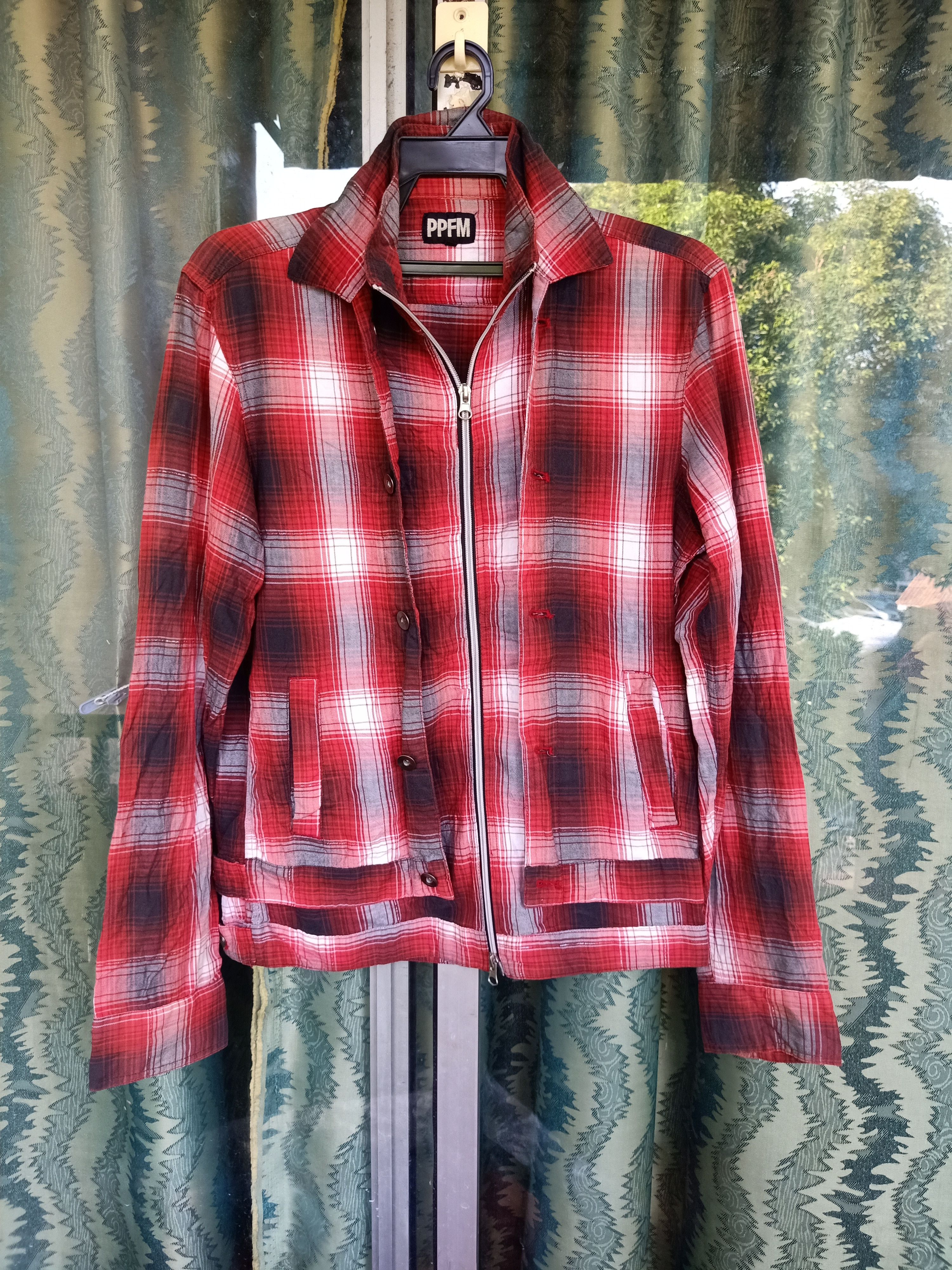 Seditionaries - PPFM bondage Tartan zipper shirt - 2