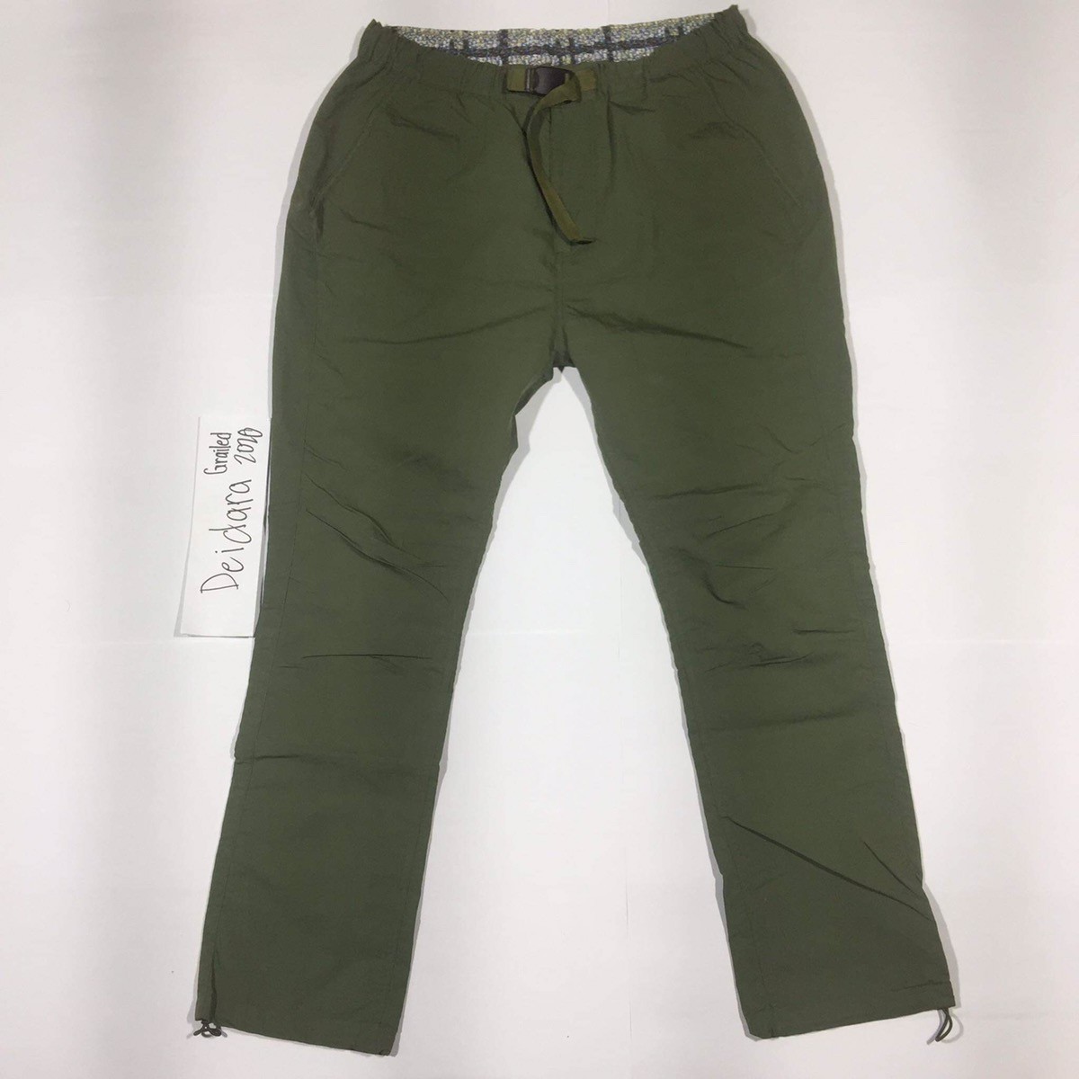 Coach Easy Pants Pique Typewriter Olive - 1