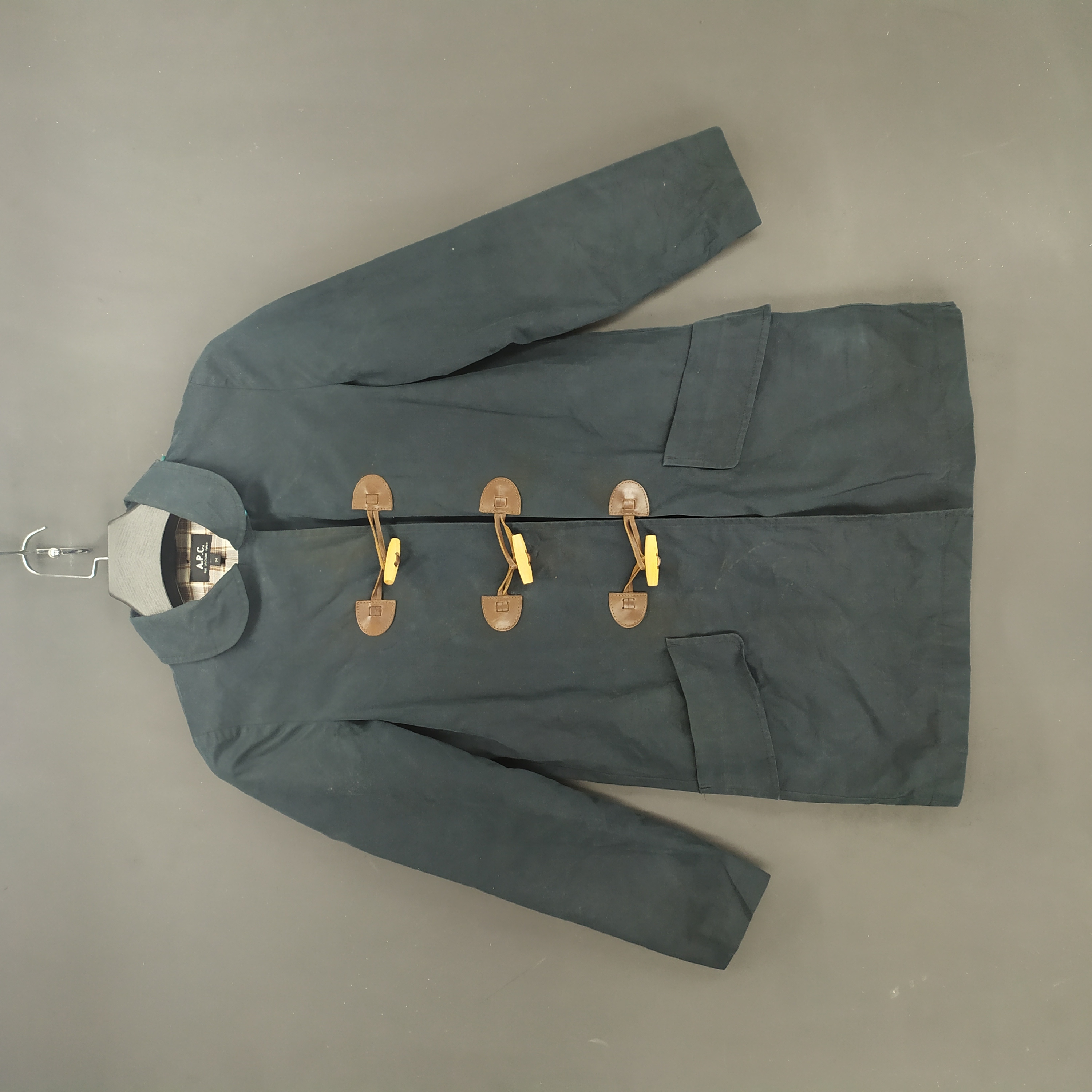 A.P.C. RUE MADAME PARIS Hooded Duffle Coat #979-39 - 1