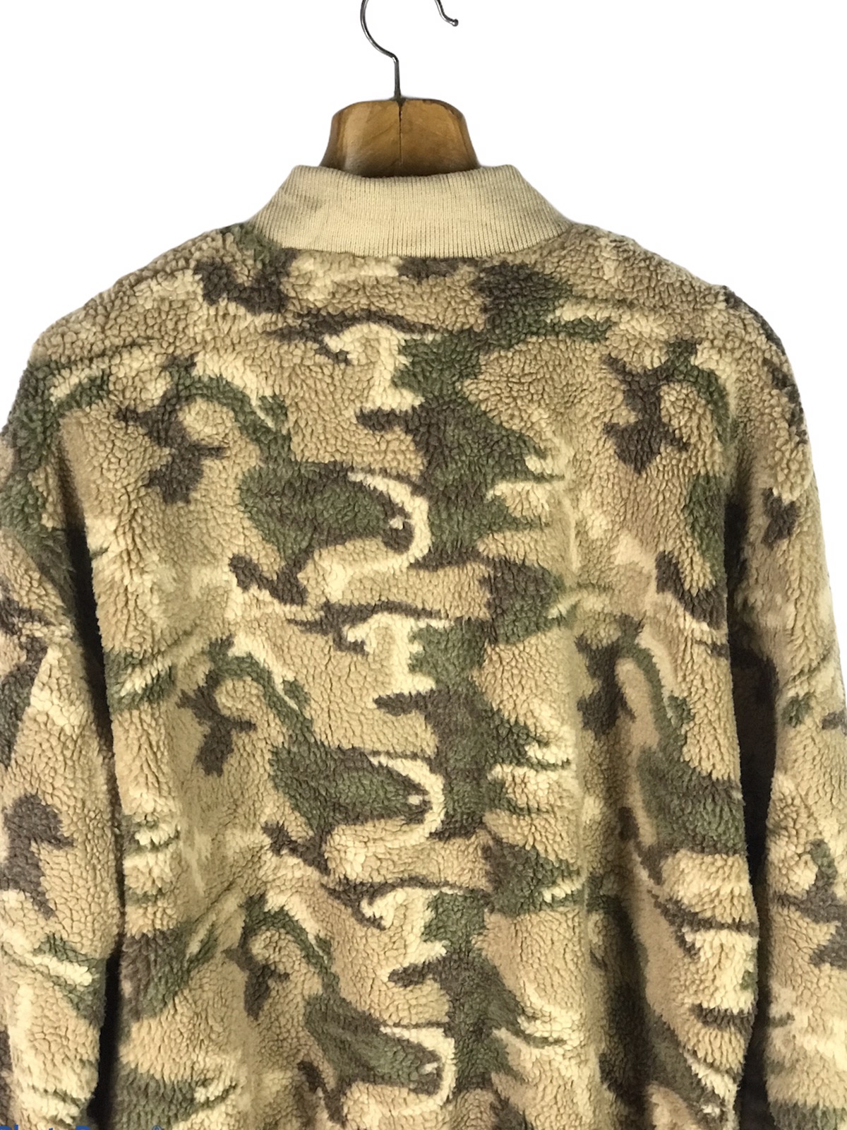 Japanese Brand - LAST CALL💥GYDA FLEECE ARMY CAMOUFLAGE BOMBER JACKET - 8