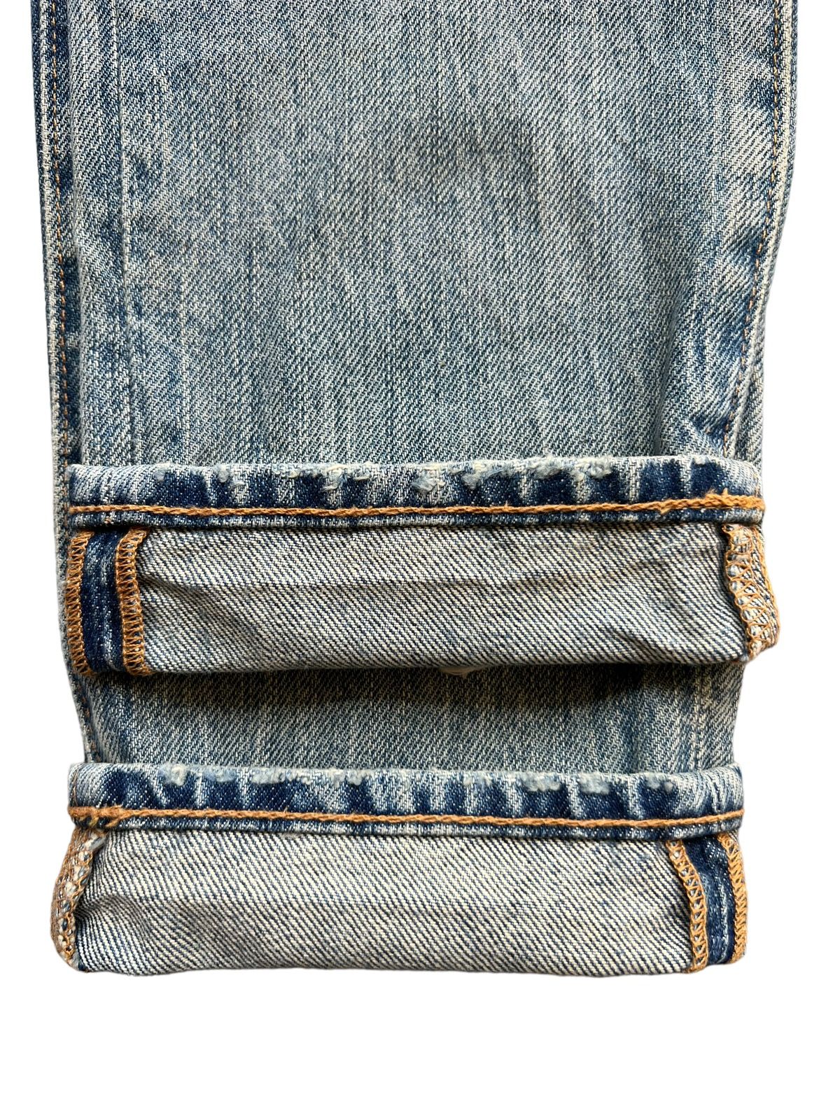 Ralph Lauren Rusty Ripped Distressed Denim Jeans 28x29 - 7