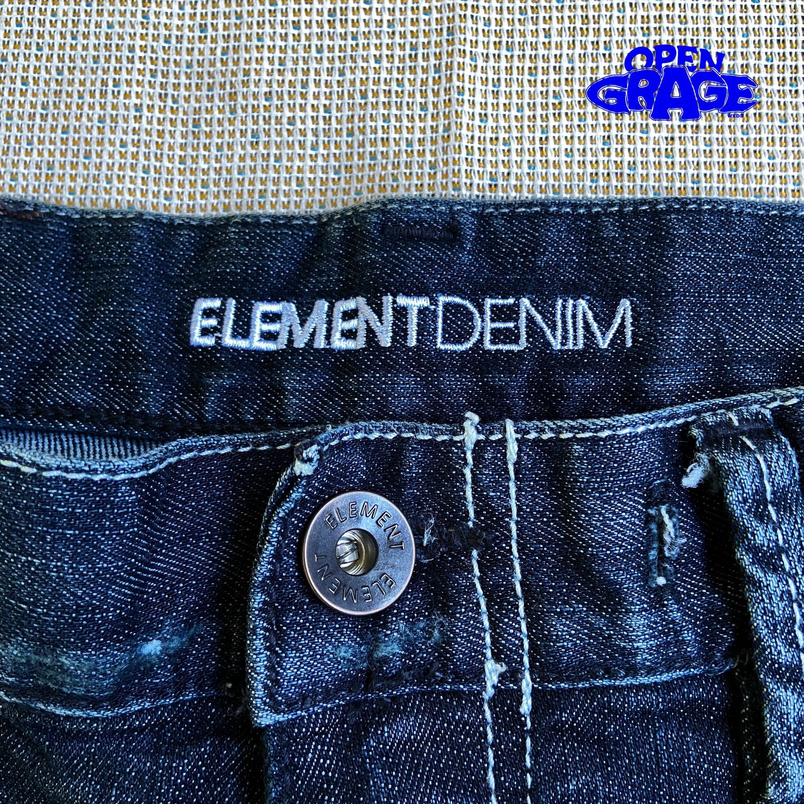 ELEMENT DENIM SKATEBOARD JORTS PANTS - 6