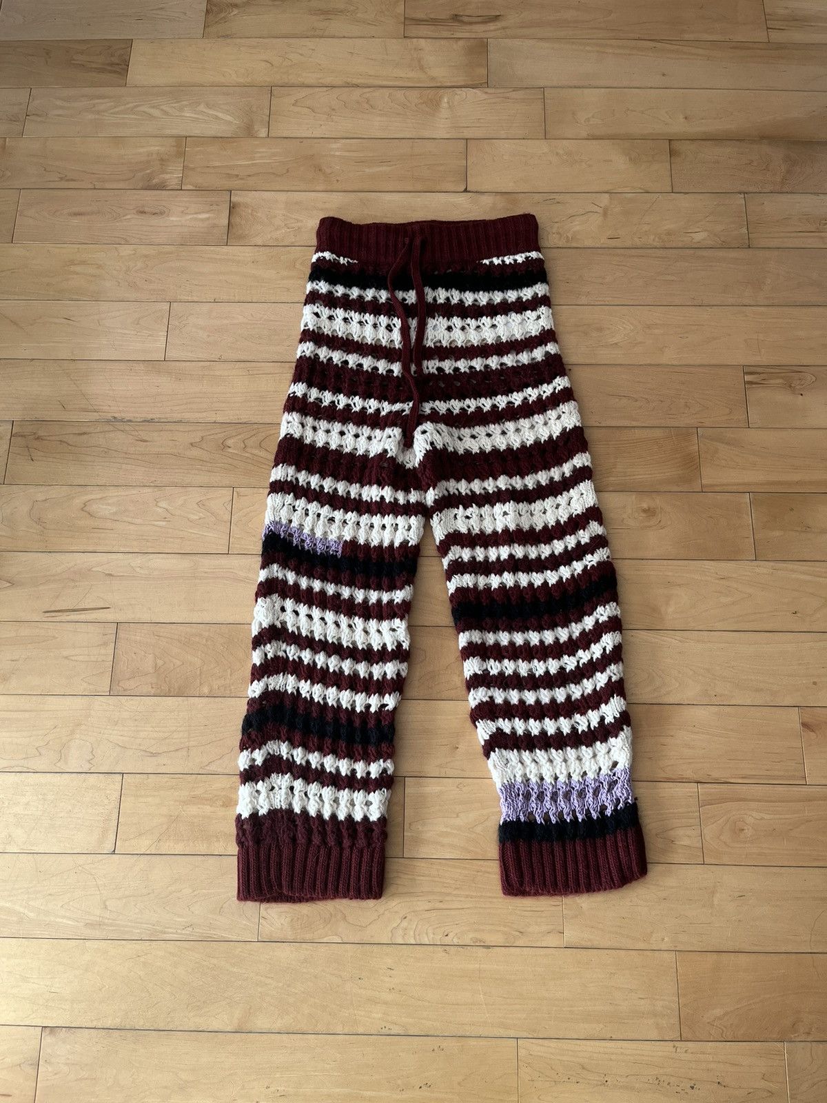 NWT - Marni Wool & Alpaca Crochet Sweatpants - 1