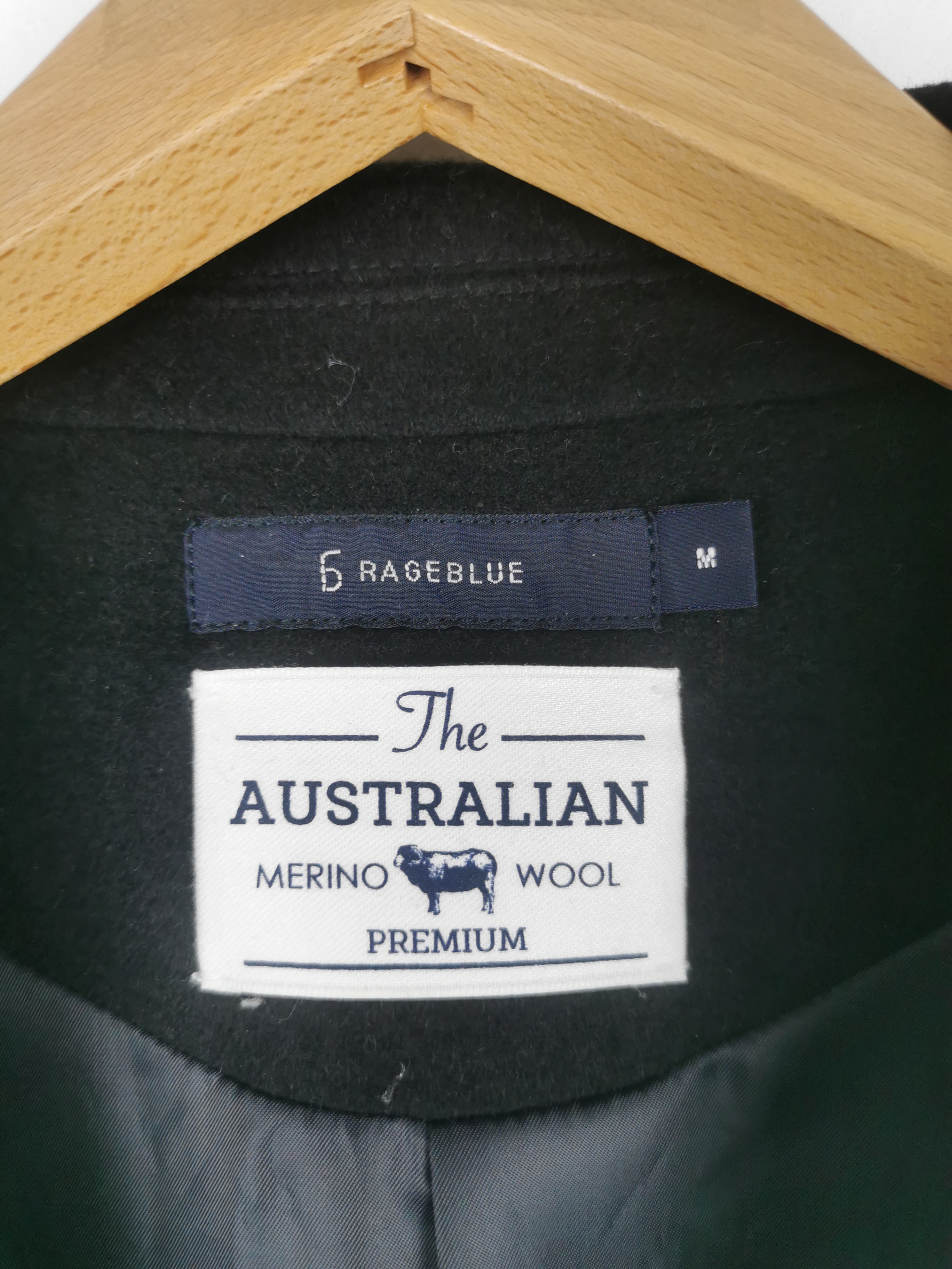 Japanese Brand - Rageblue The Australian Merino Wool Long Jacket