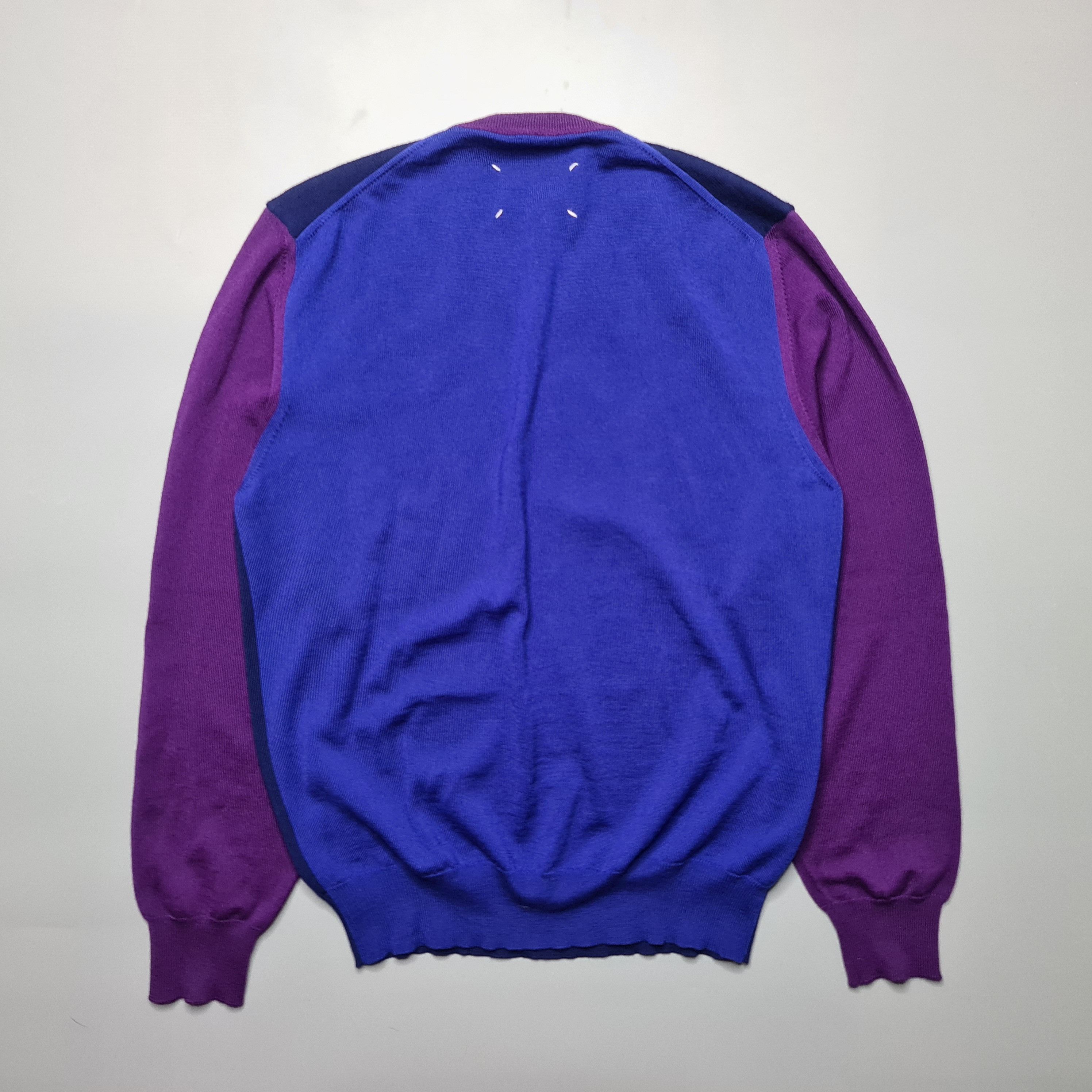 Margiela Line 10 - AW08 Colorblock Wool Sweater - 2
