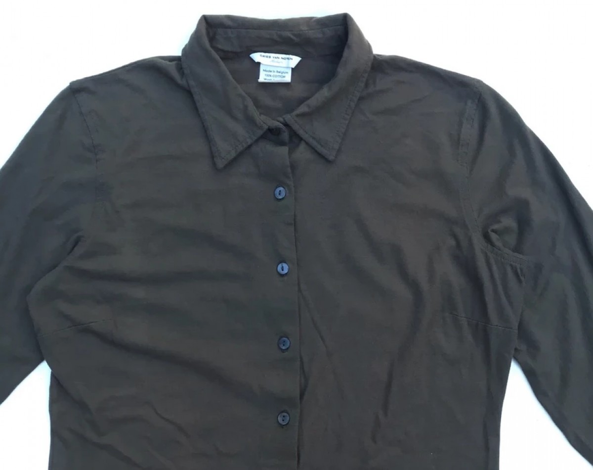 Olive Green Smooth Comfort Button Ups - 3