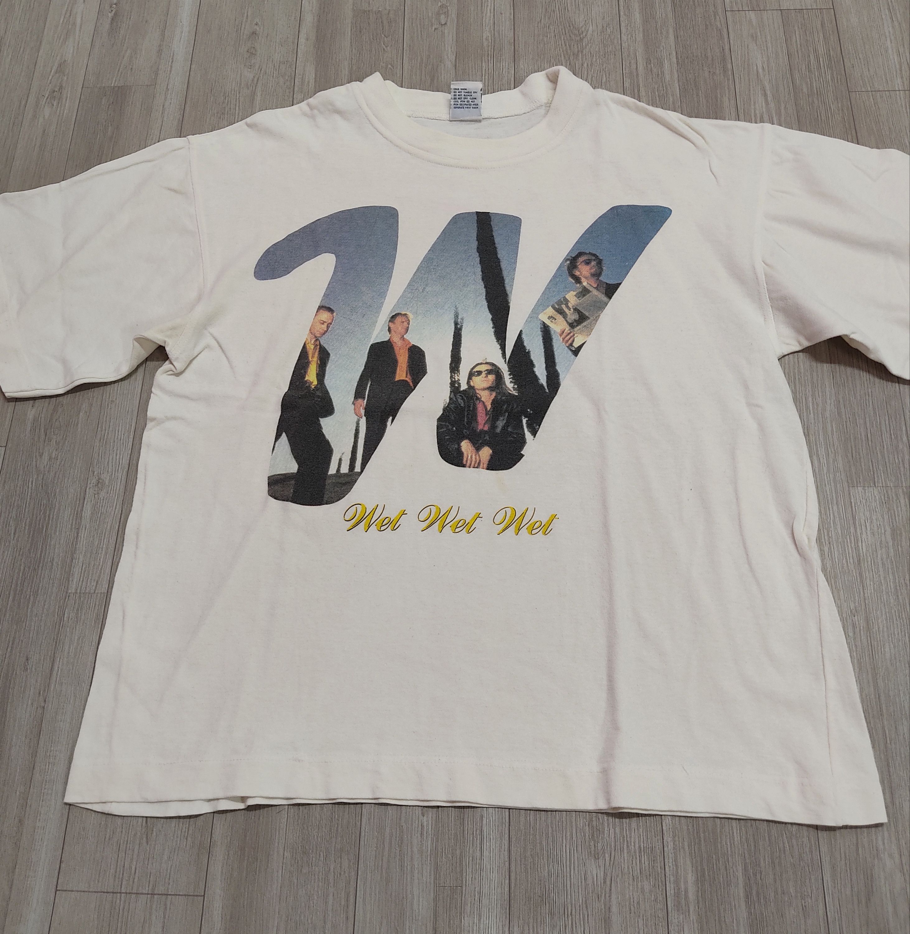 Vintage 90s WET WET WET Band Tour T-shirt - 4