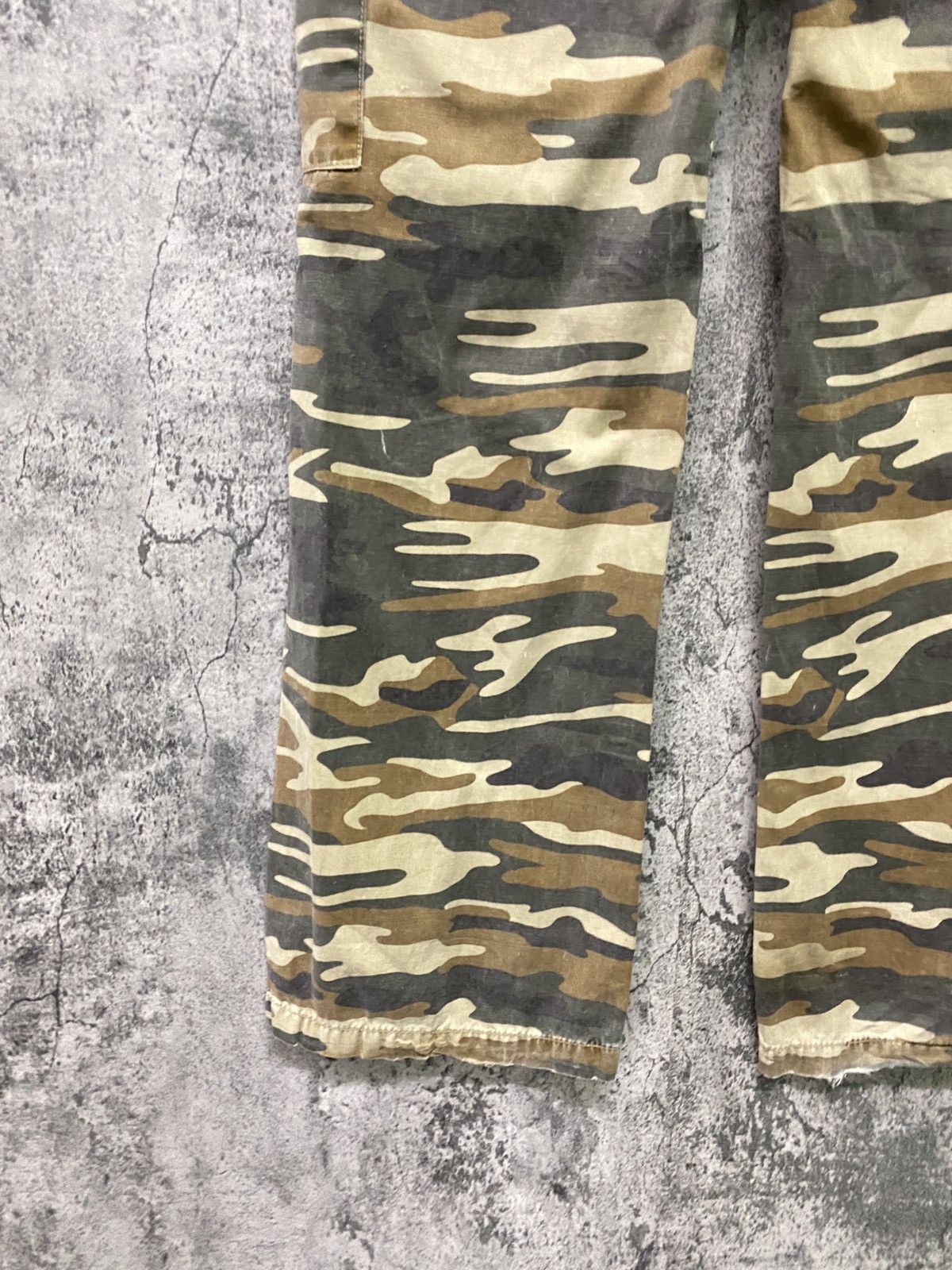 Military - Japan Brand MISS ME Multipocket Low Rise Camo Cargo Pants - 14