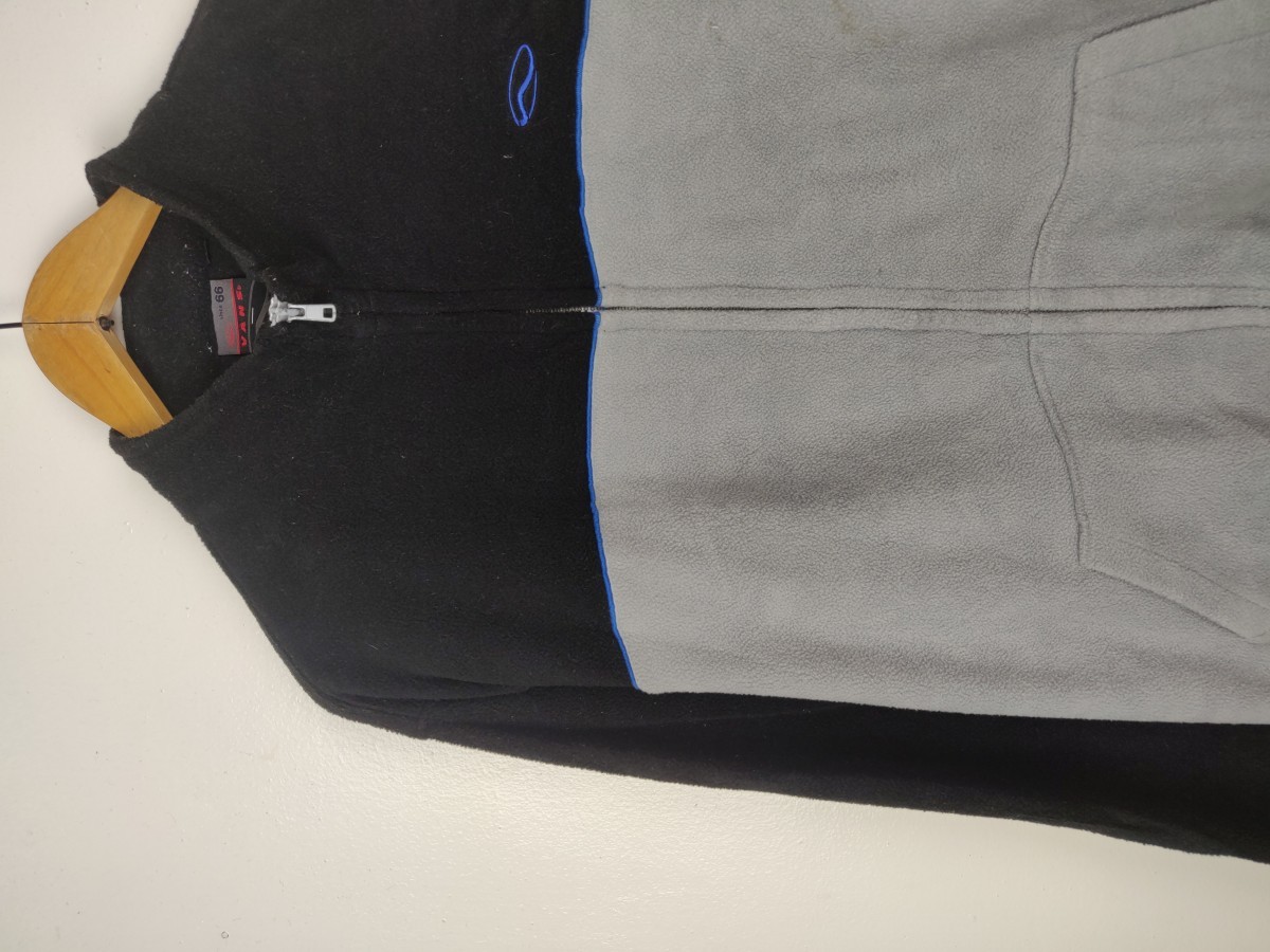 Two Tone Fleece Sweater Zipper Jacket - 4