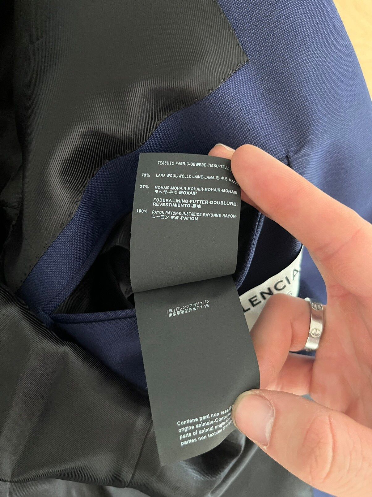 NWT - Balenciaga Royal Blue 2 piece Suit - 9