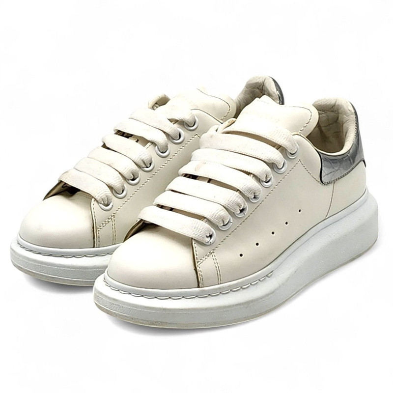 Oversized Leather Sneakers White EU 37 US 6.5 $760 - 1