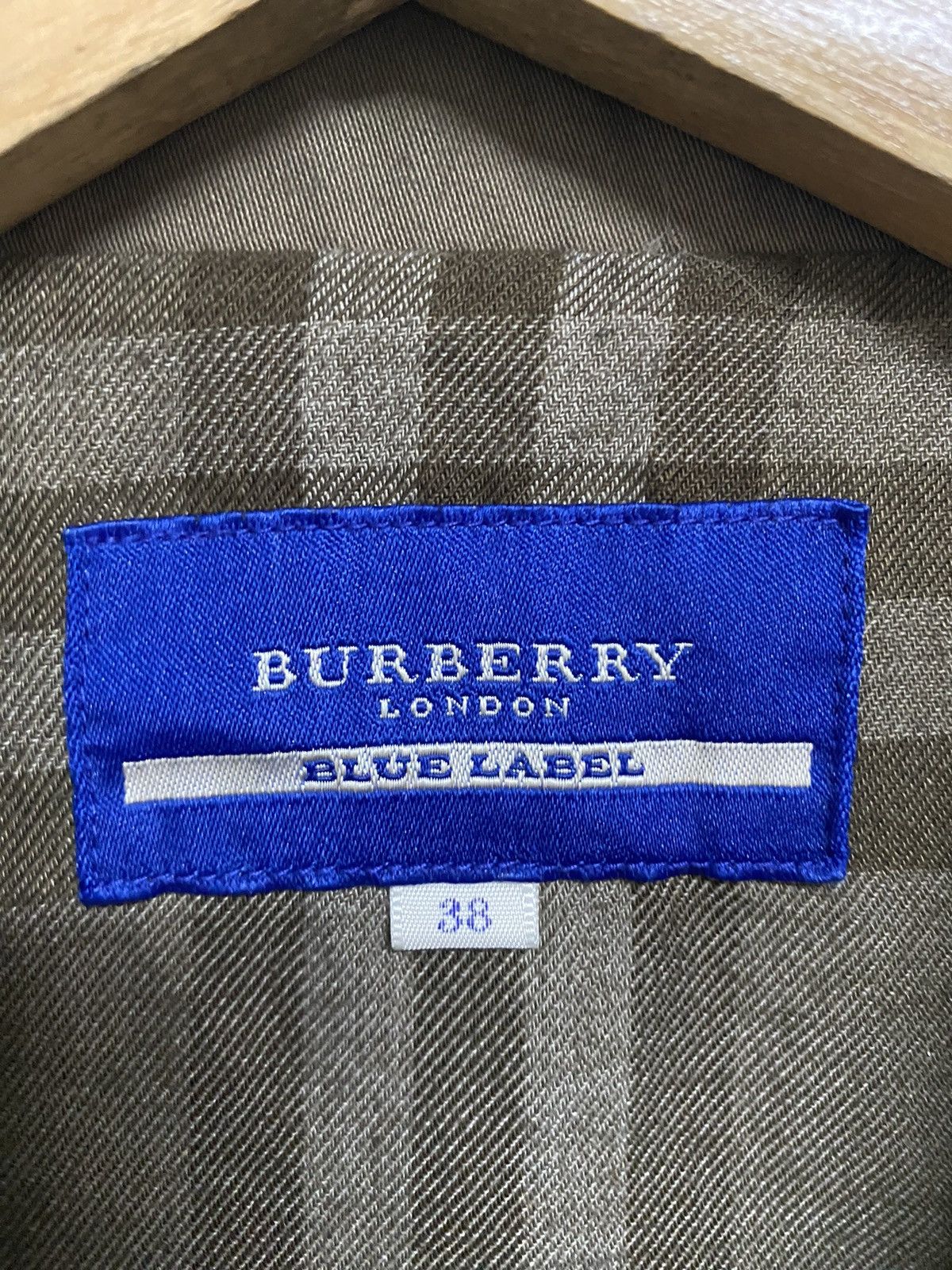Burberry Blue Label Nova Check Vest Jacket Size 38 - 8